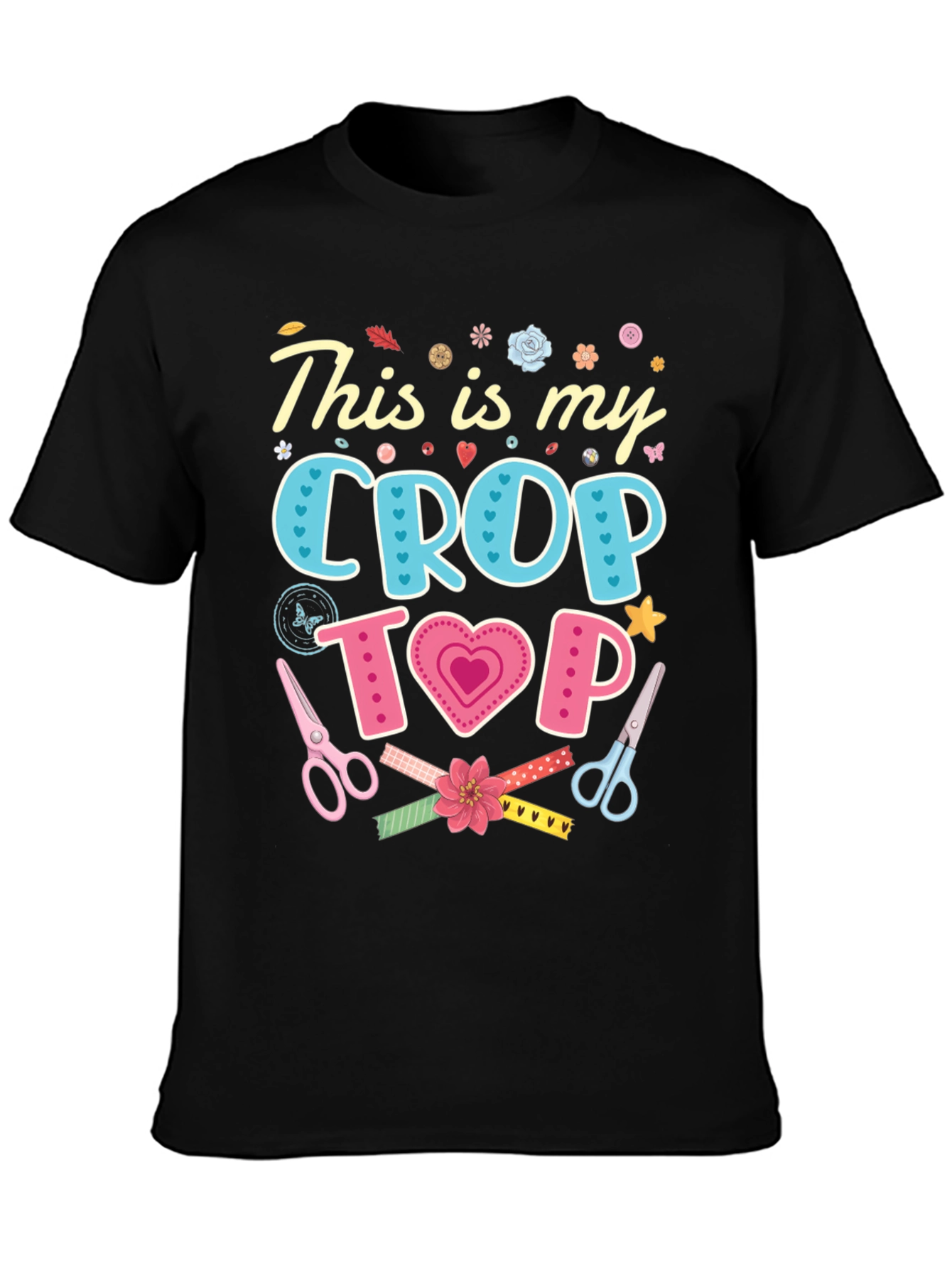 This is My Crop Top Crafting T-Shirt