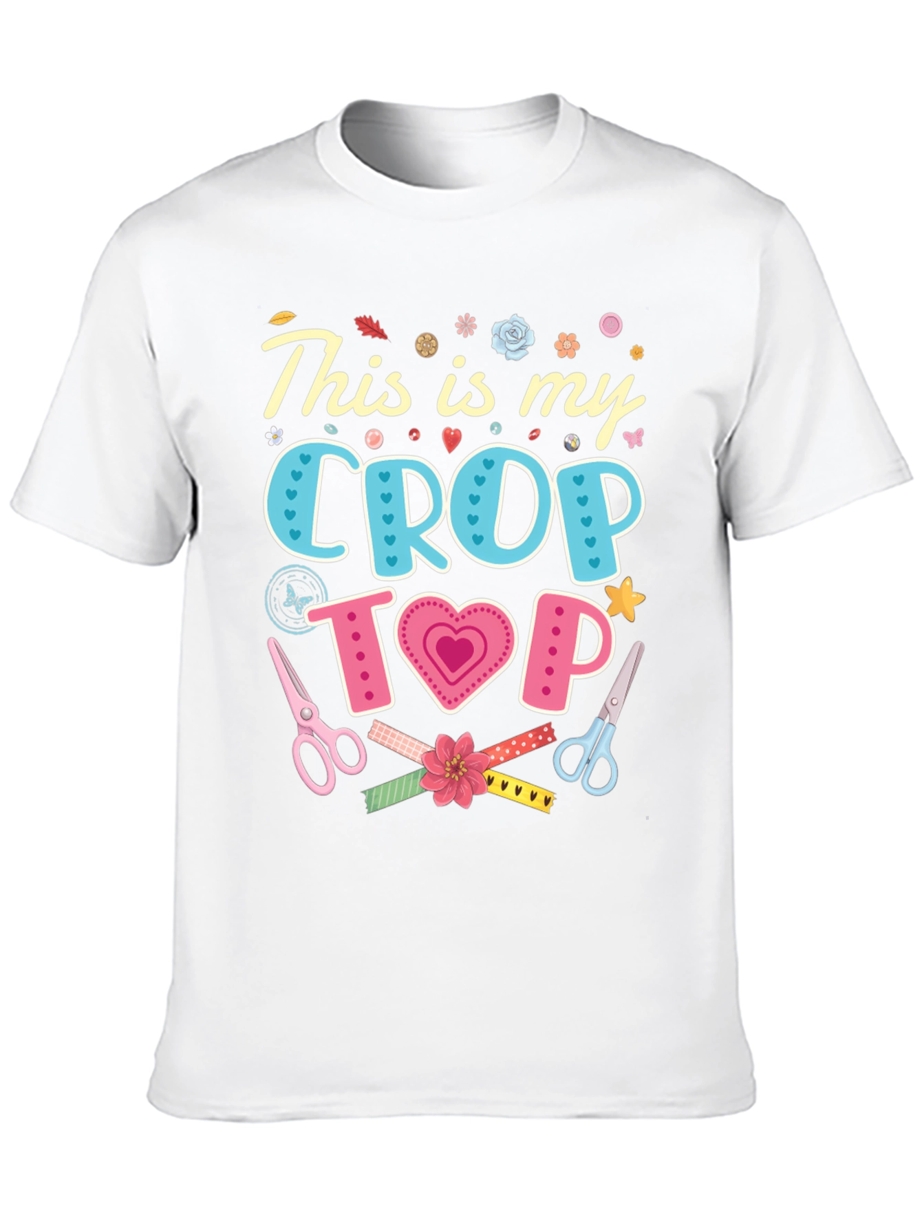 This is My Crop Top Crafting T-Shirt