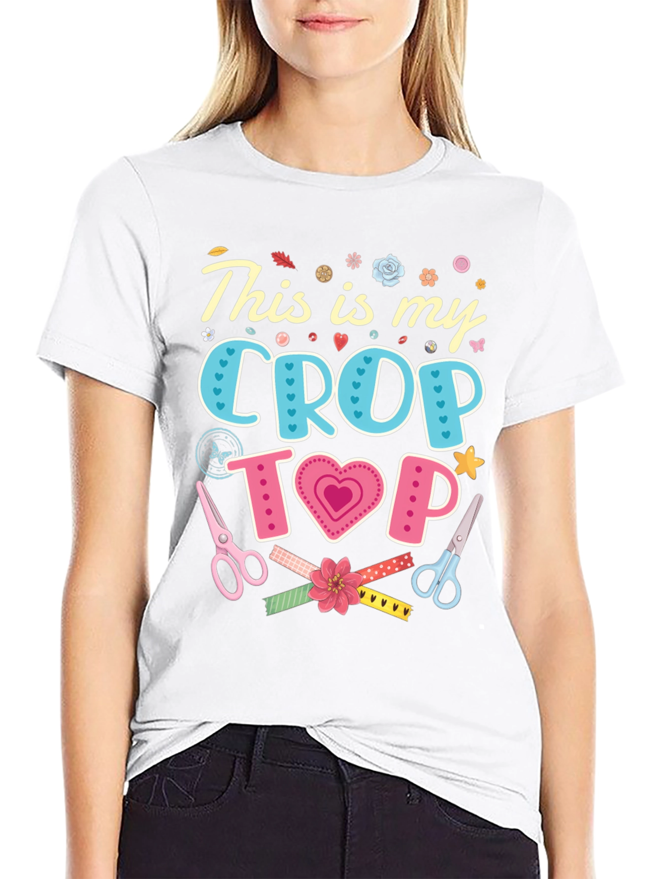 This is My Crop Top Crafting T-Shirt