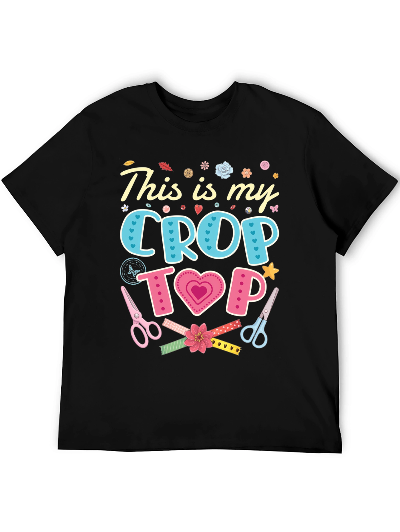 This is My Crop Top Crafting T-Shirt