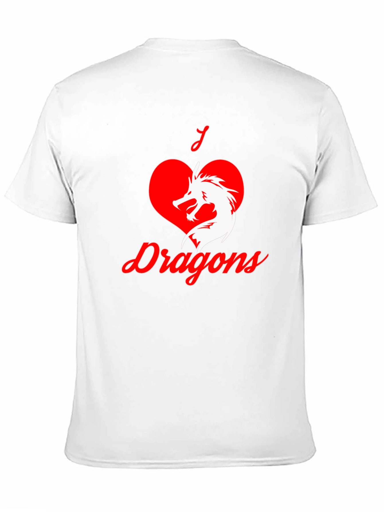 I Love Dragons Graphic T-Shirt