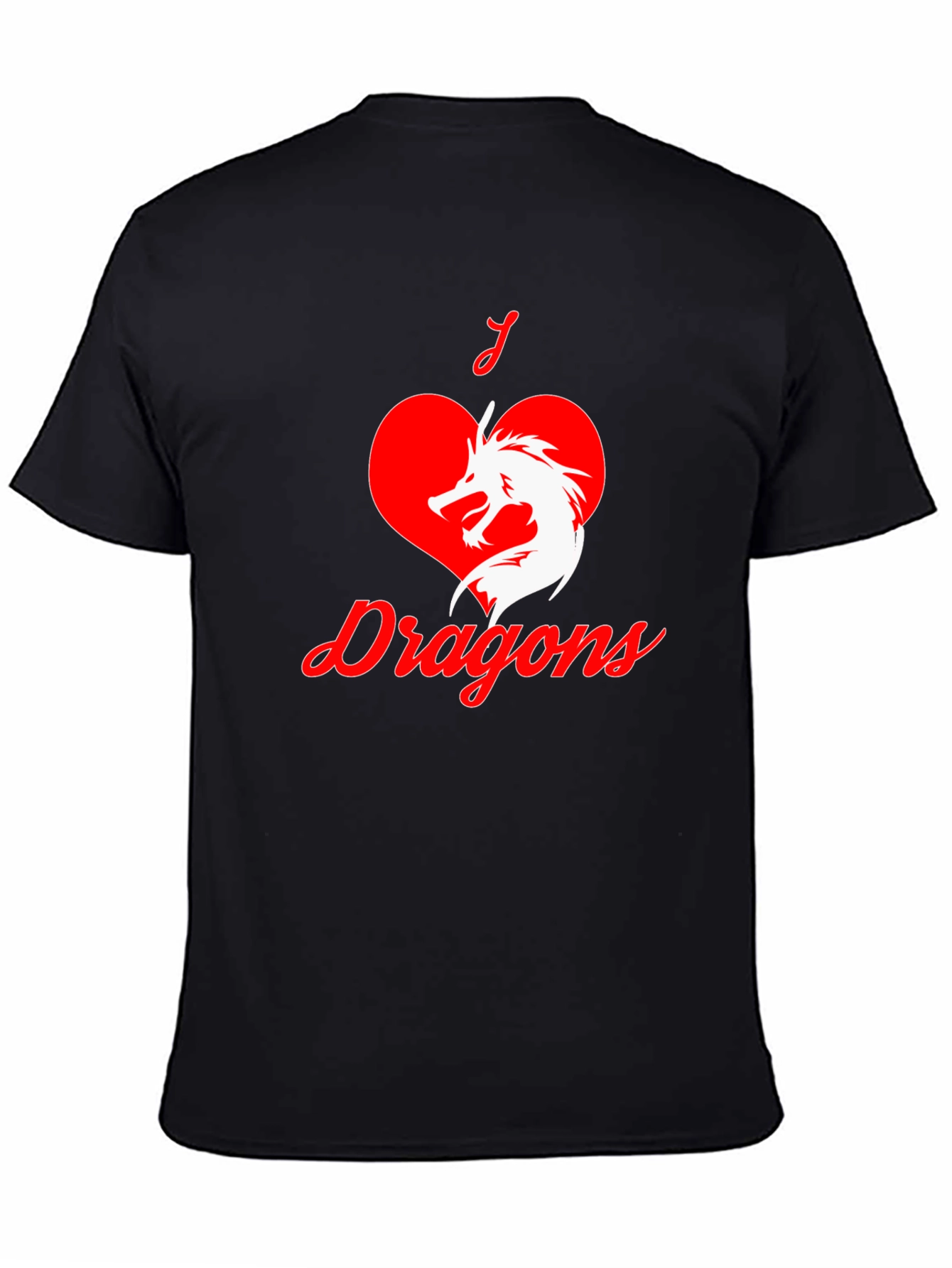I Love Dragons Graphic T-Shirt