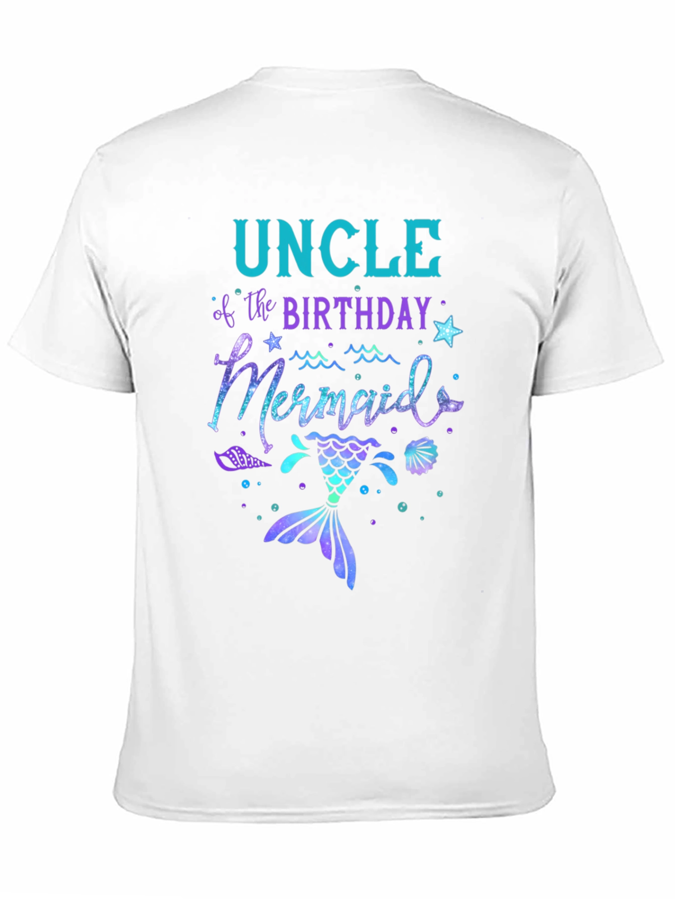 Uncle of the Birthday Mermaid T-Shirt