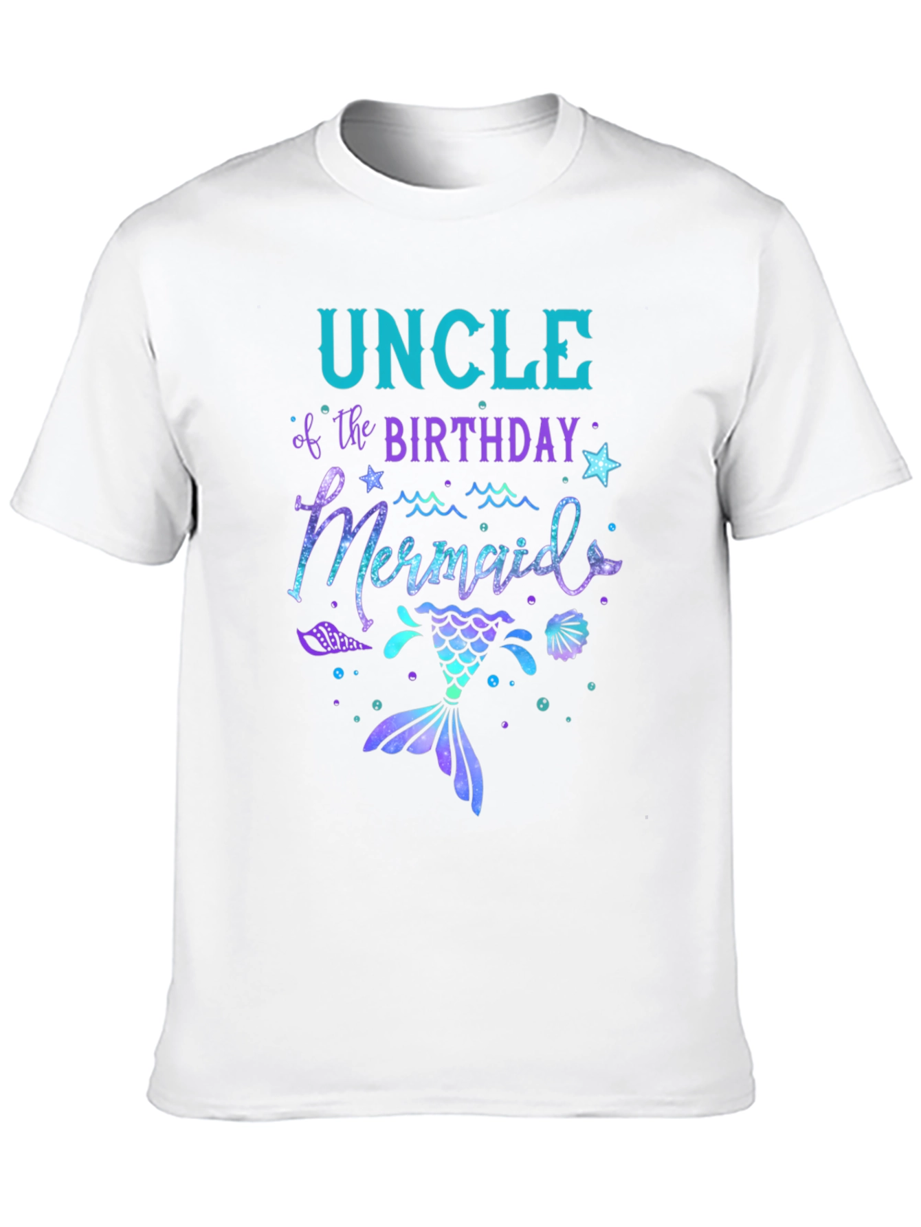 Uncle of the Birthday Mermaid T-Shirt