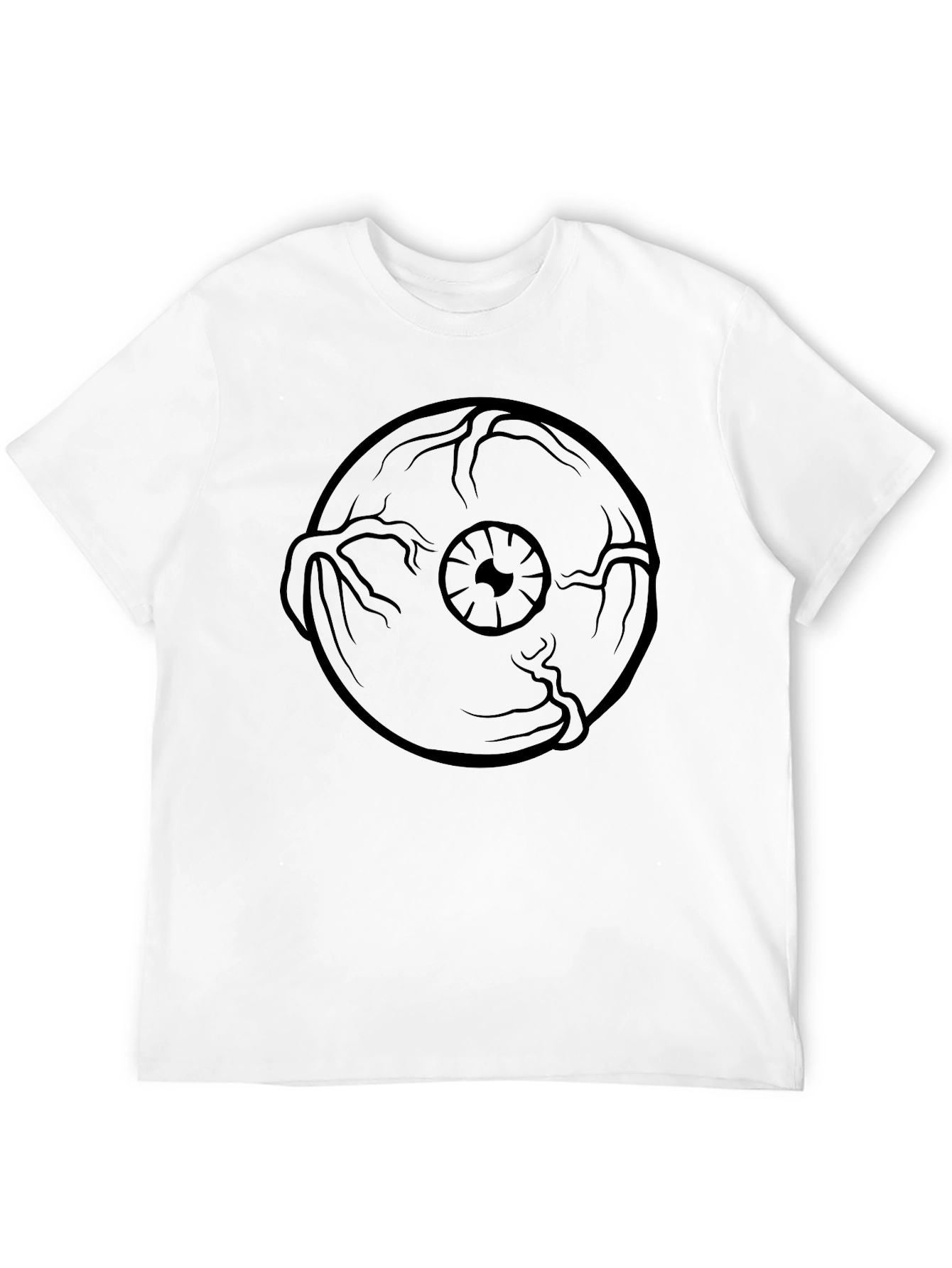 Eye Graphic Black T-Shirt - Unique Style