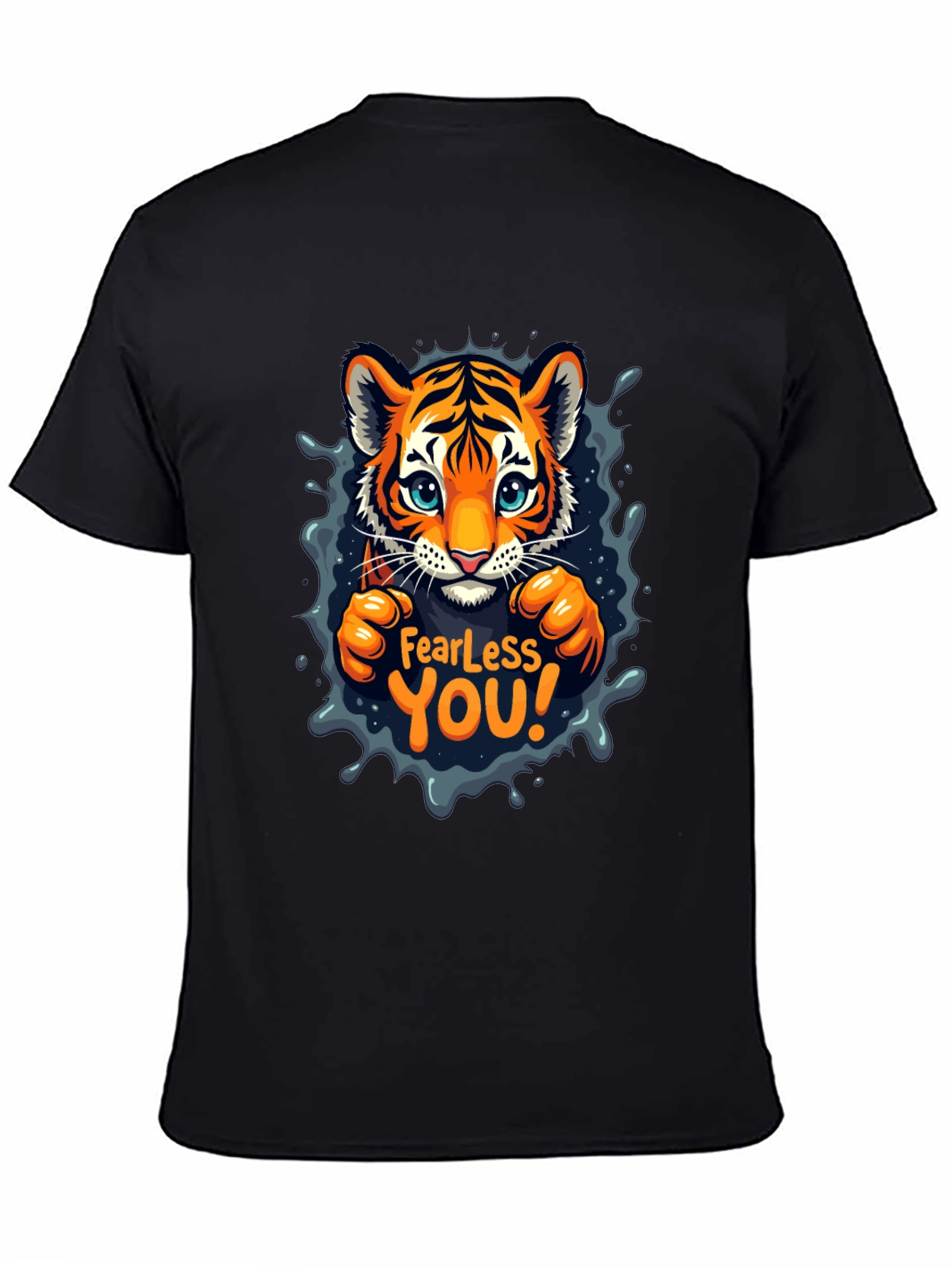 Fearless You! Cute Tiger Graphic Tee