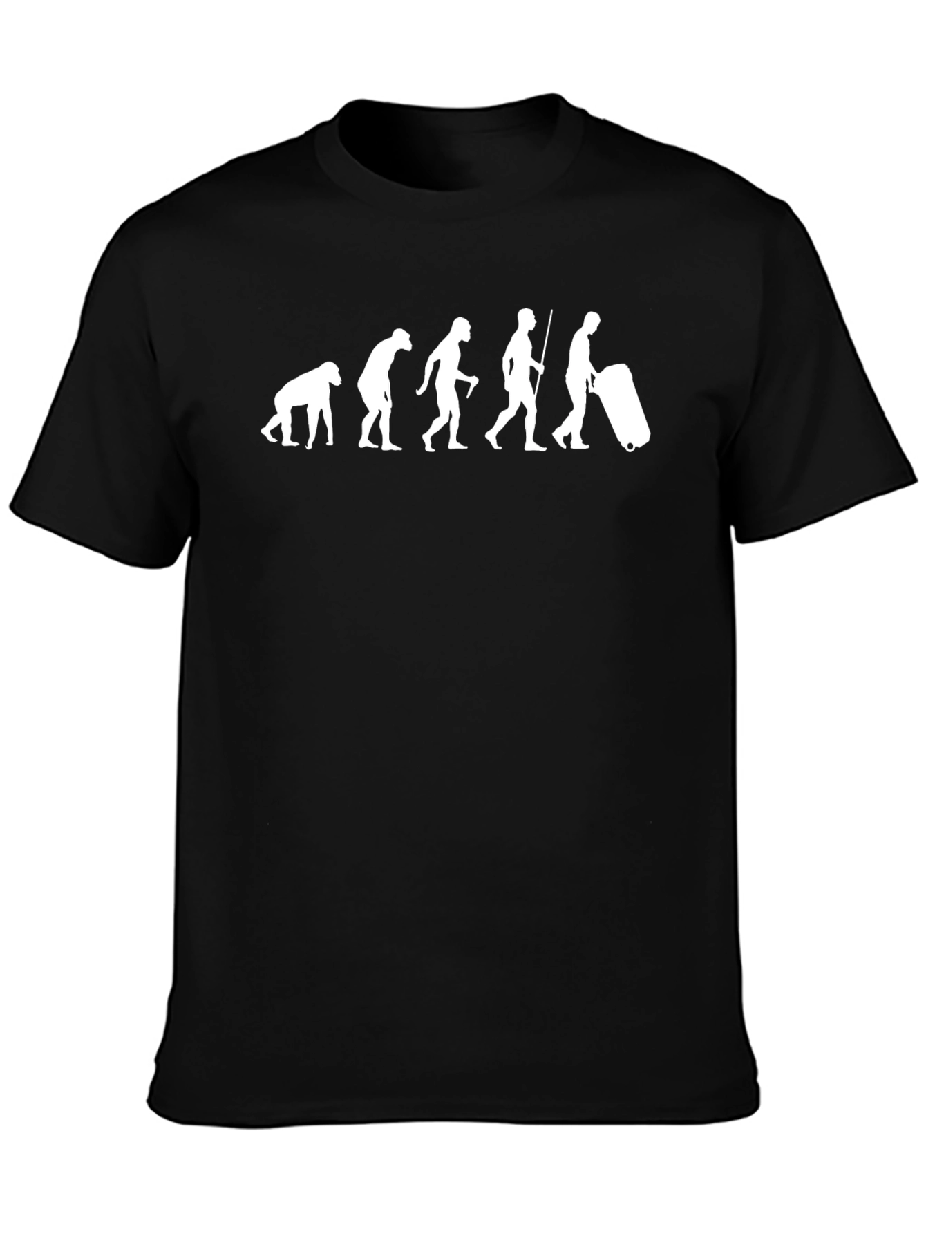 Evolution of Traveler T-Shirt - Black