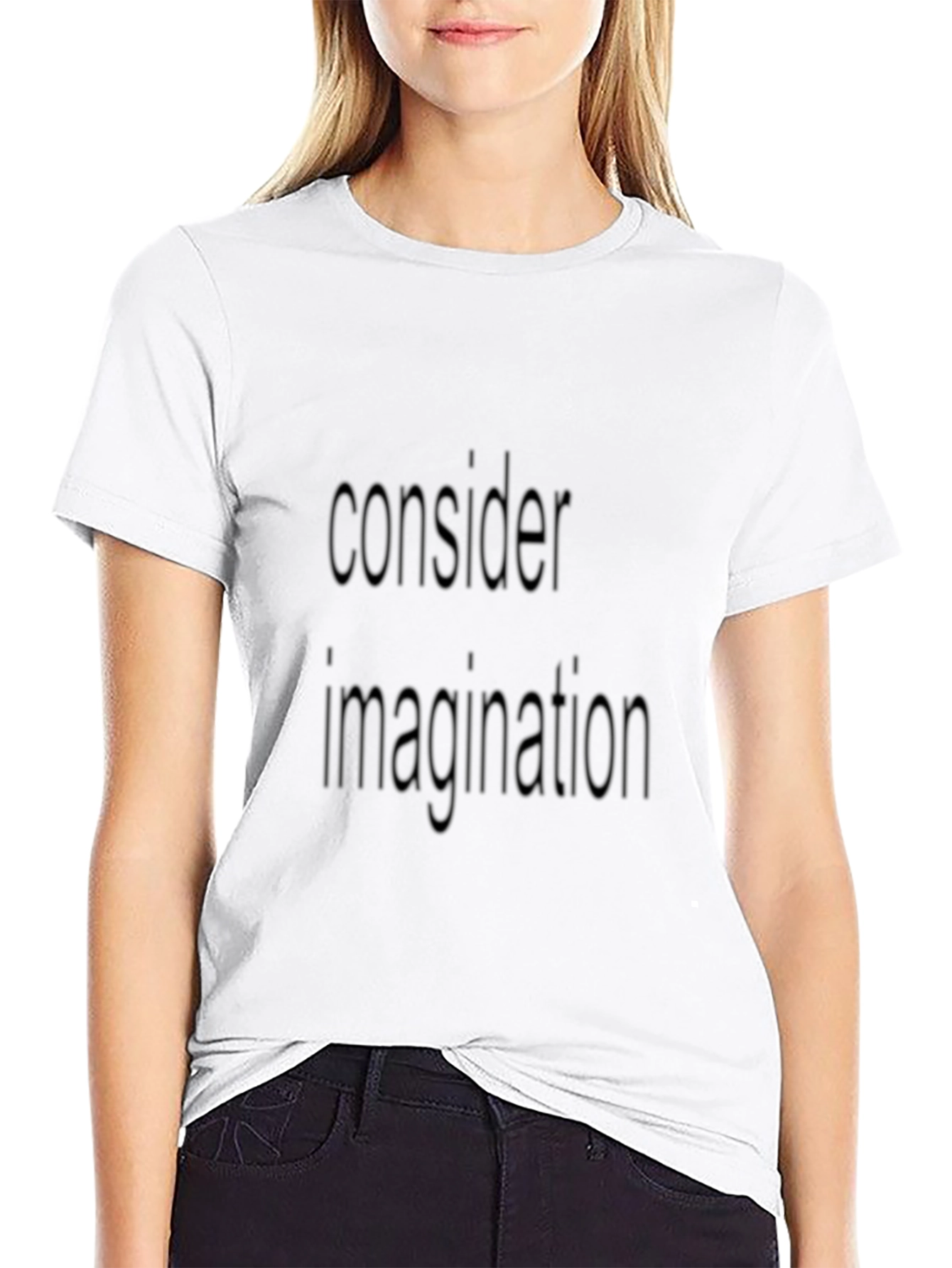Consider Imagination Black T-Shirt