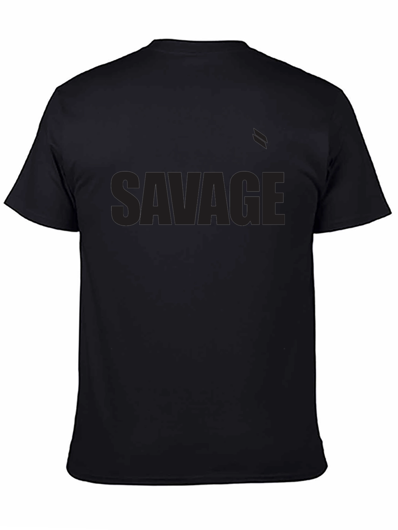 Savage Black Graphic Tee - Modern Streetwear