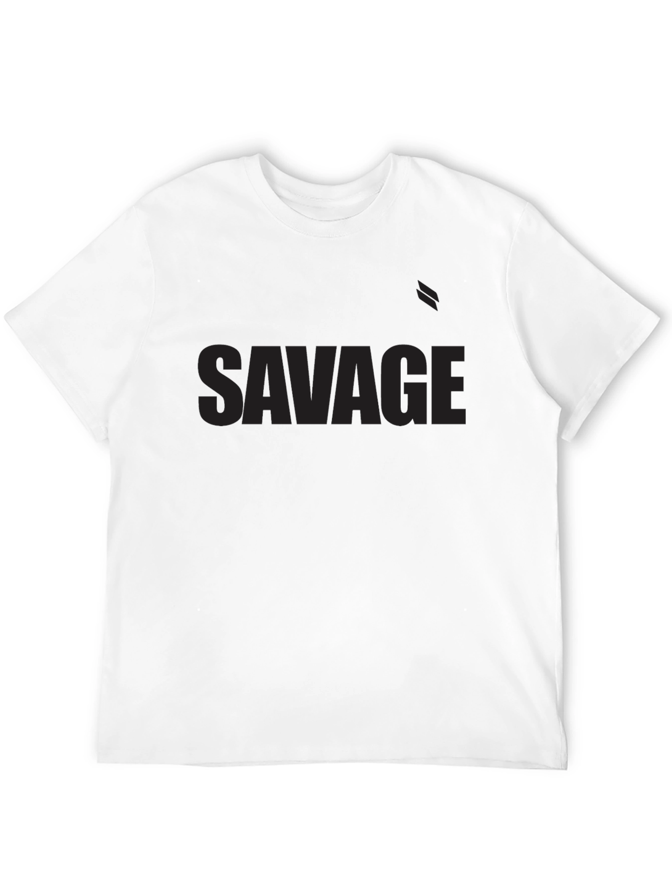 Savage Black Graphic Tee - Modern Streetwear