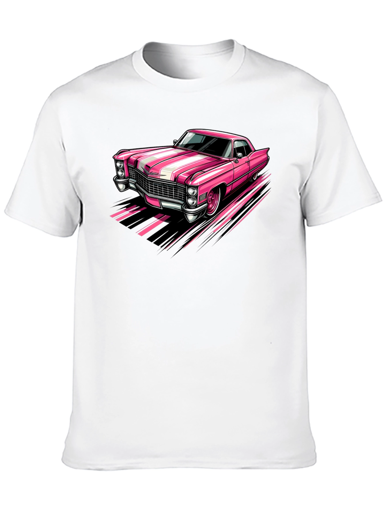 Pink Cadillac T-Shirt - Cool Car Design