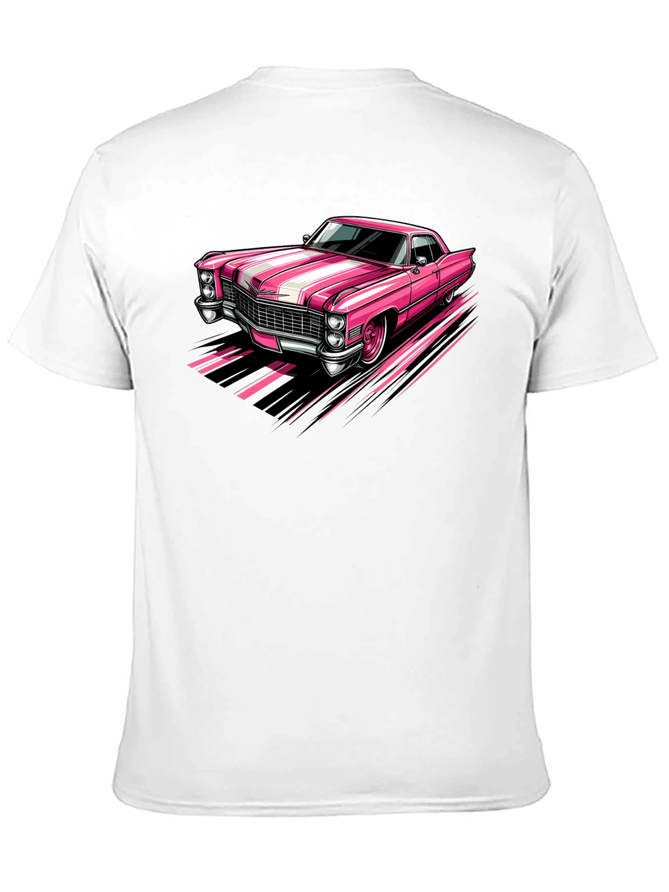 Pink Cadillac T-Shirt - Cool Car Design