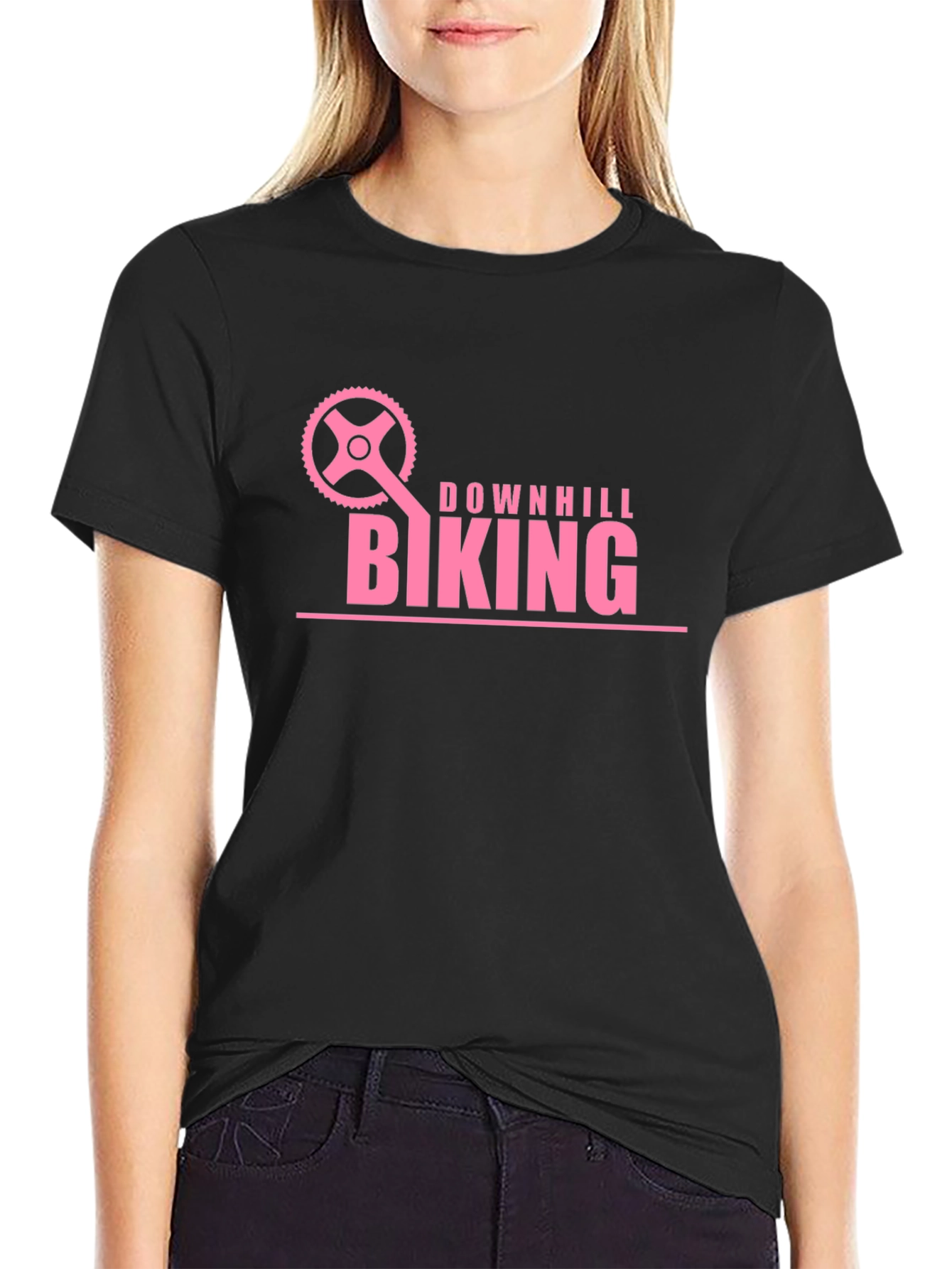 Downhill Biking Graphic Tee