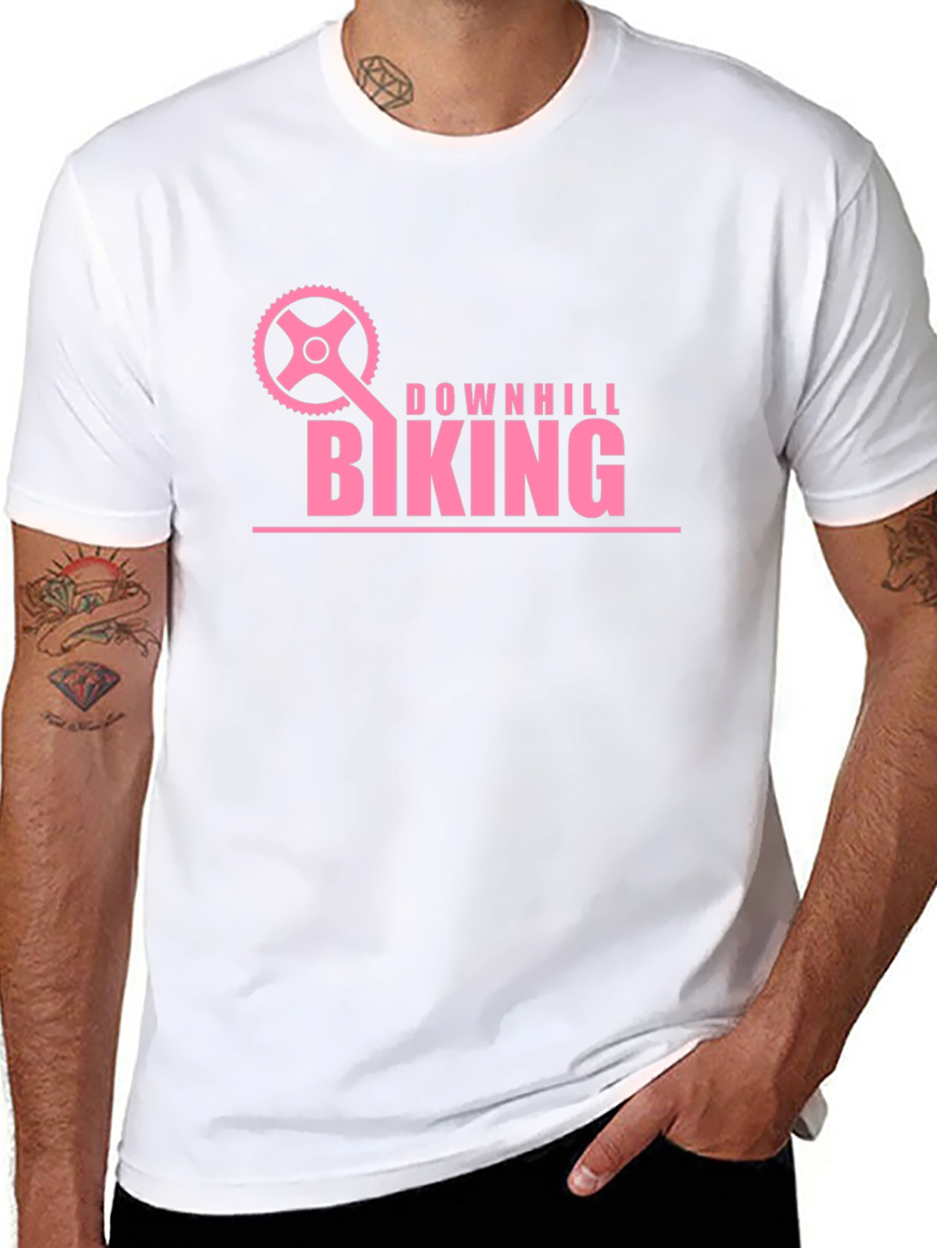Downhill Biking Graphic Tee