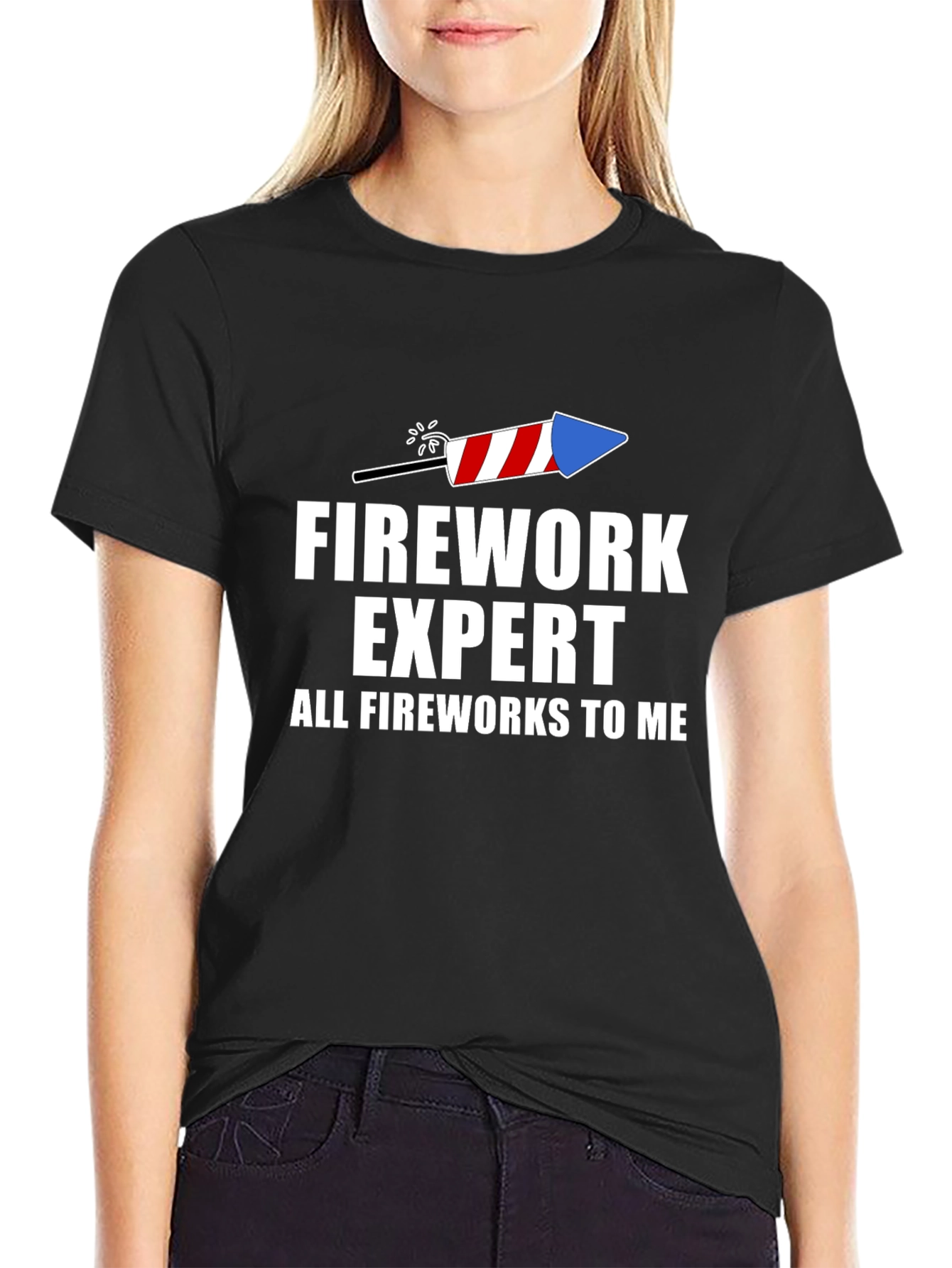 Firework Expert Graphic Tee - Festive Fun!