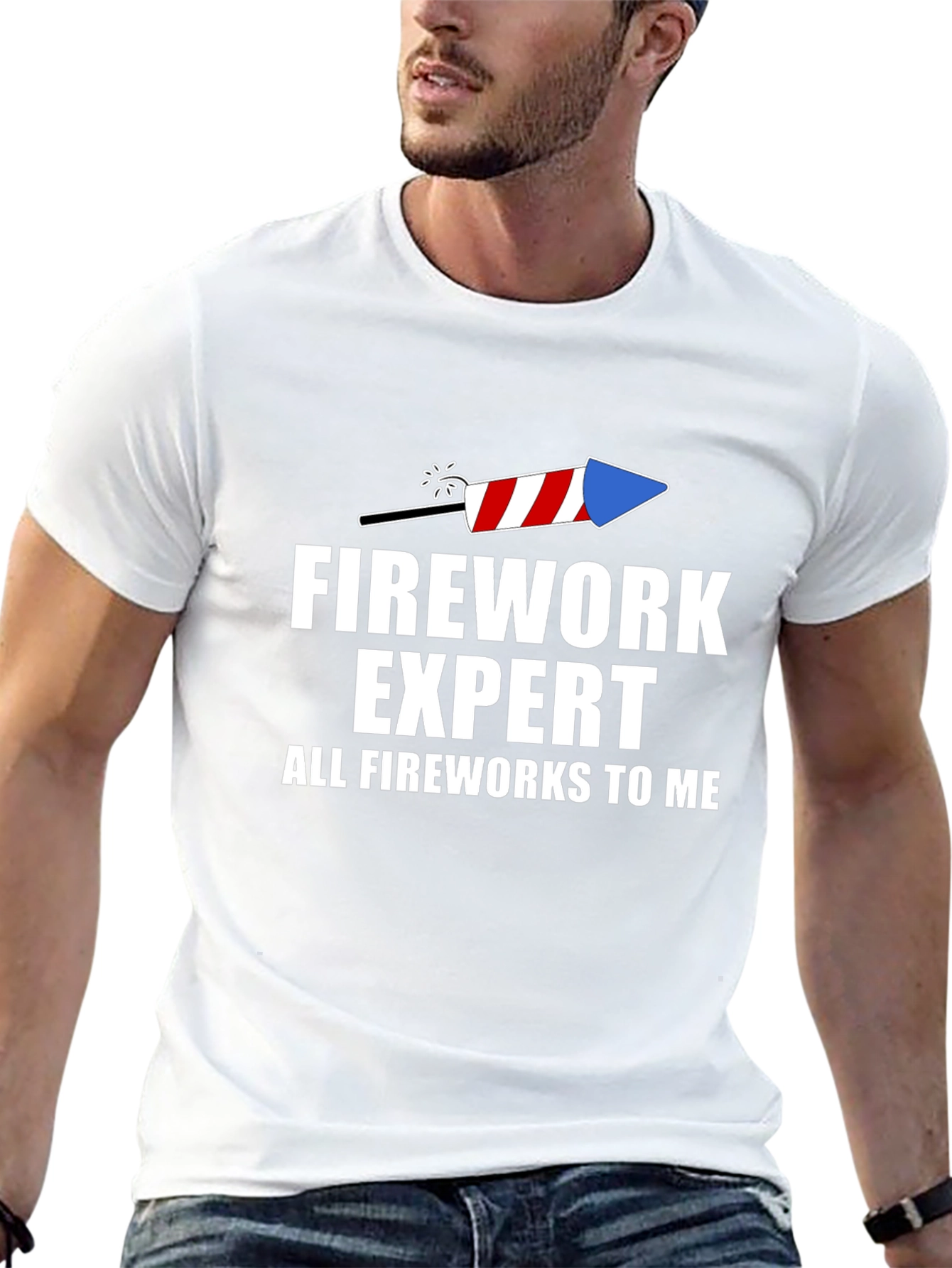 Firework Expert Graphic Tee - Festive Fun!
