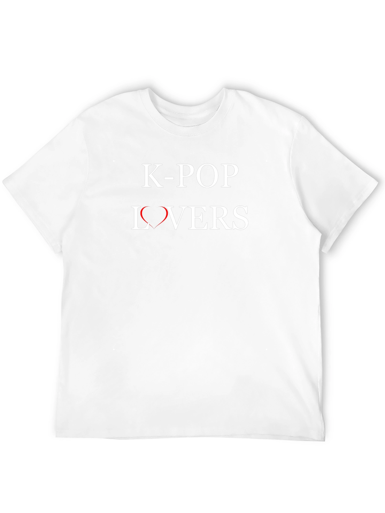 K-POP Lovers Graphic T-Shirt - Black