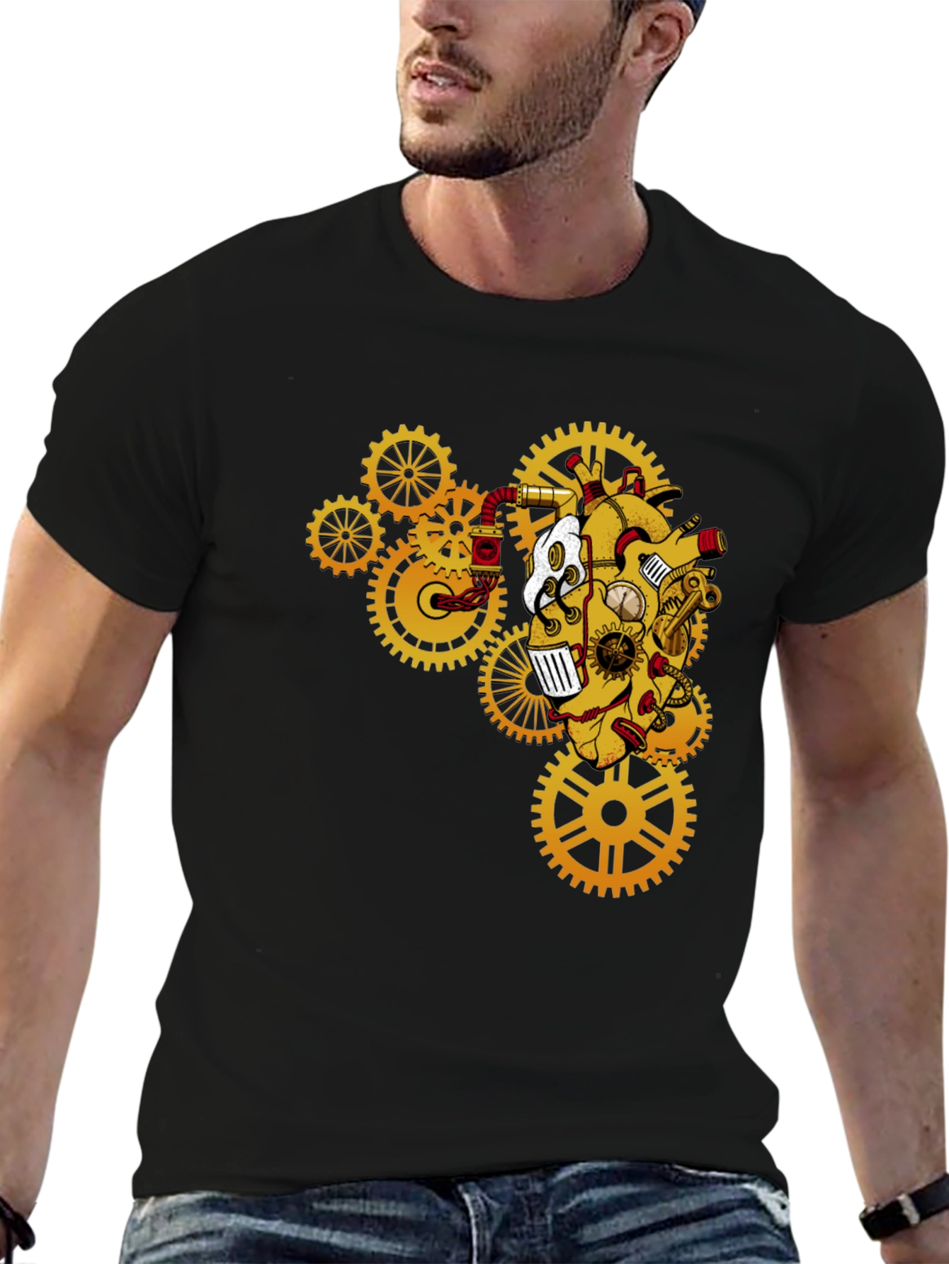 Steampunk Heart Gear T-Shirt