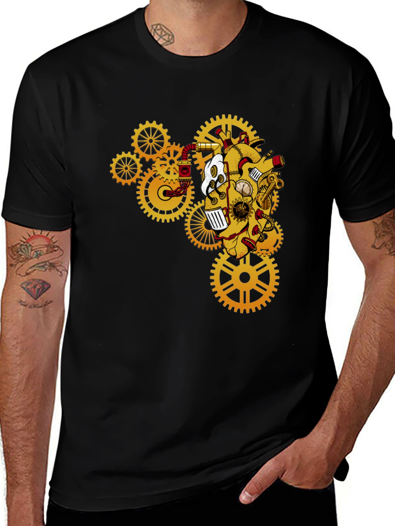 Steampunk Heart Gear T-Shirt
