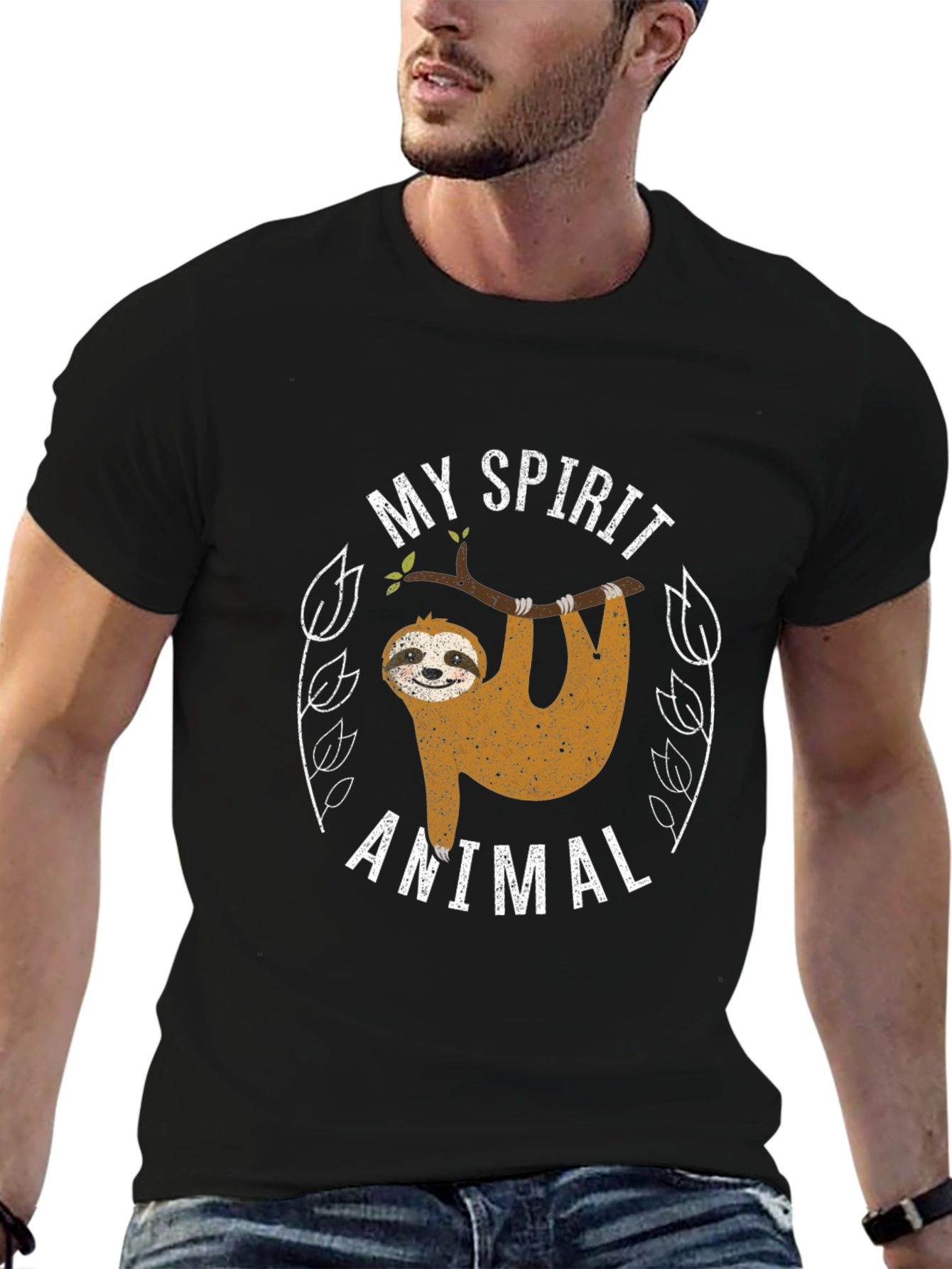 My Spirit Animal Sloth Graphic T-Shirt