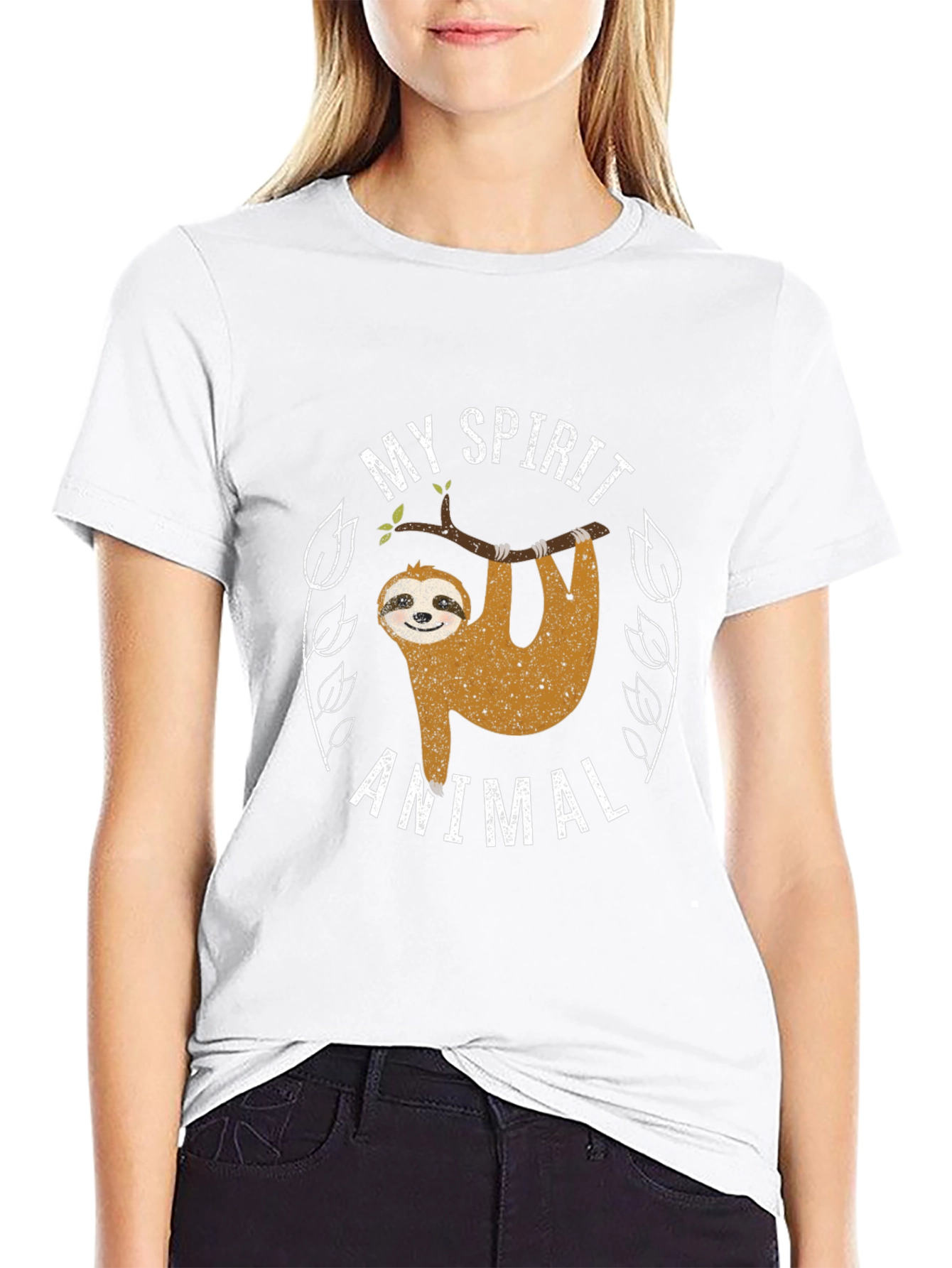 My Spirit Animal Sloth Graphic T-Shirt
