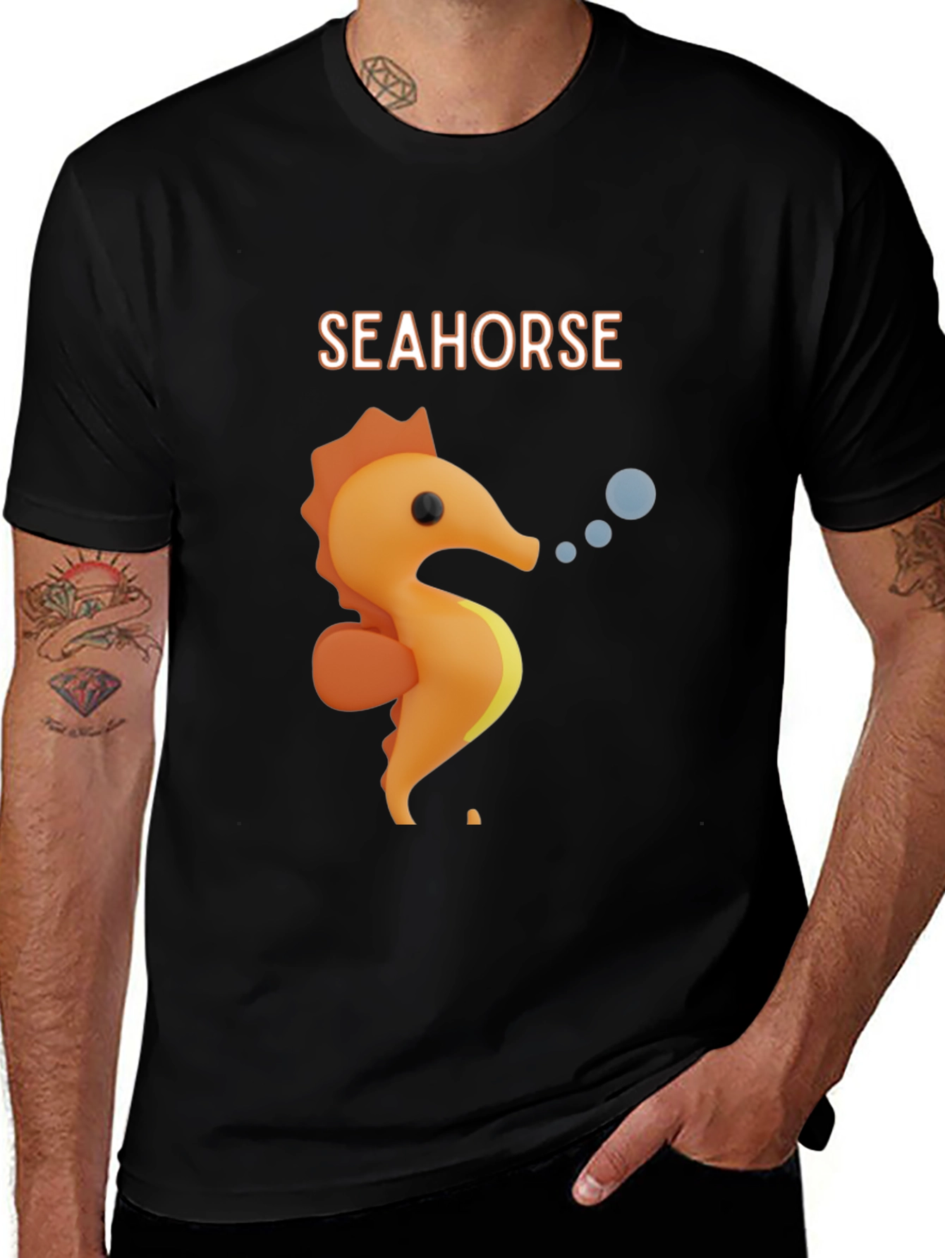 Seahorse Graphic T-Shirt - Stylish & Unique!