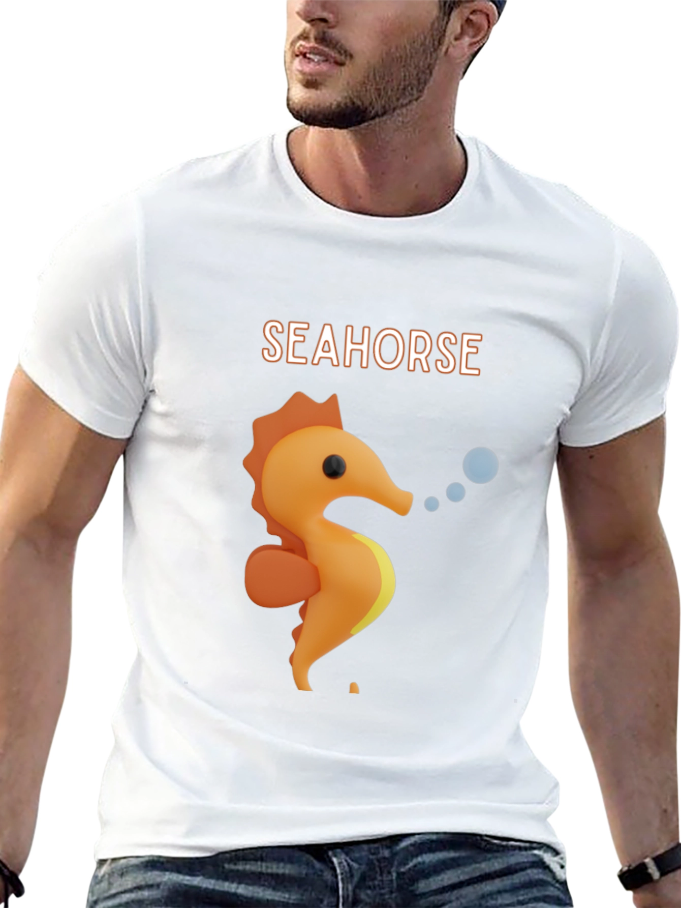 Seahorse Graphic T-Shirt - Stylish & Unique!