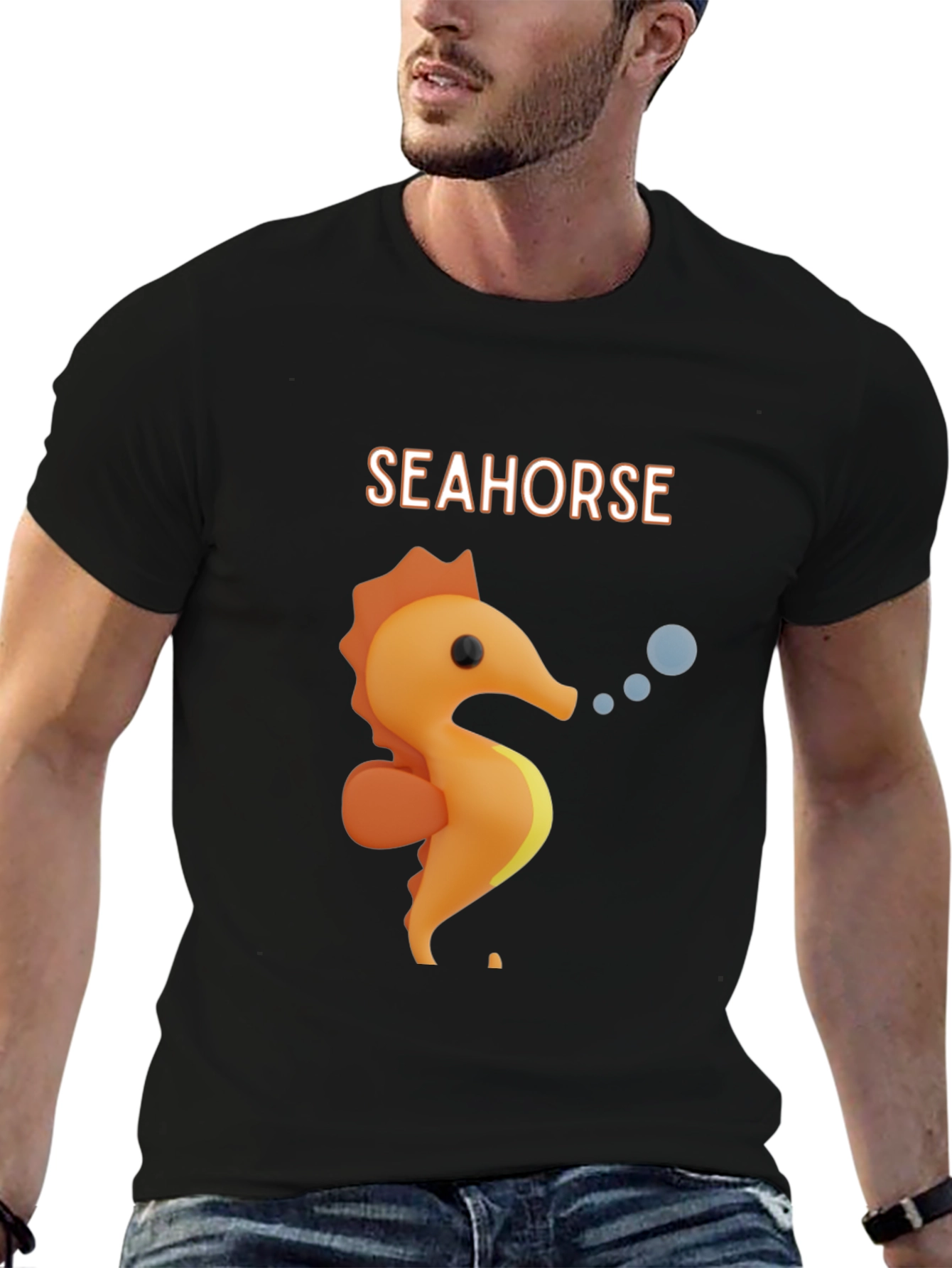 Seahorse Graphic T-Shirt - Stylish & Unique!