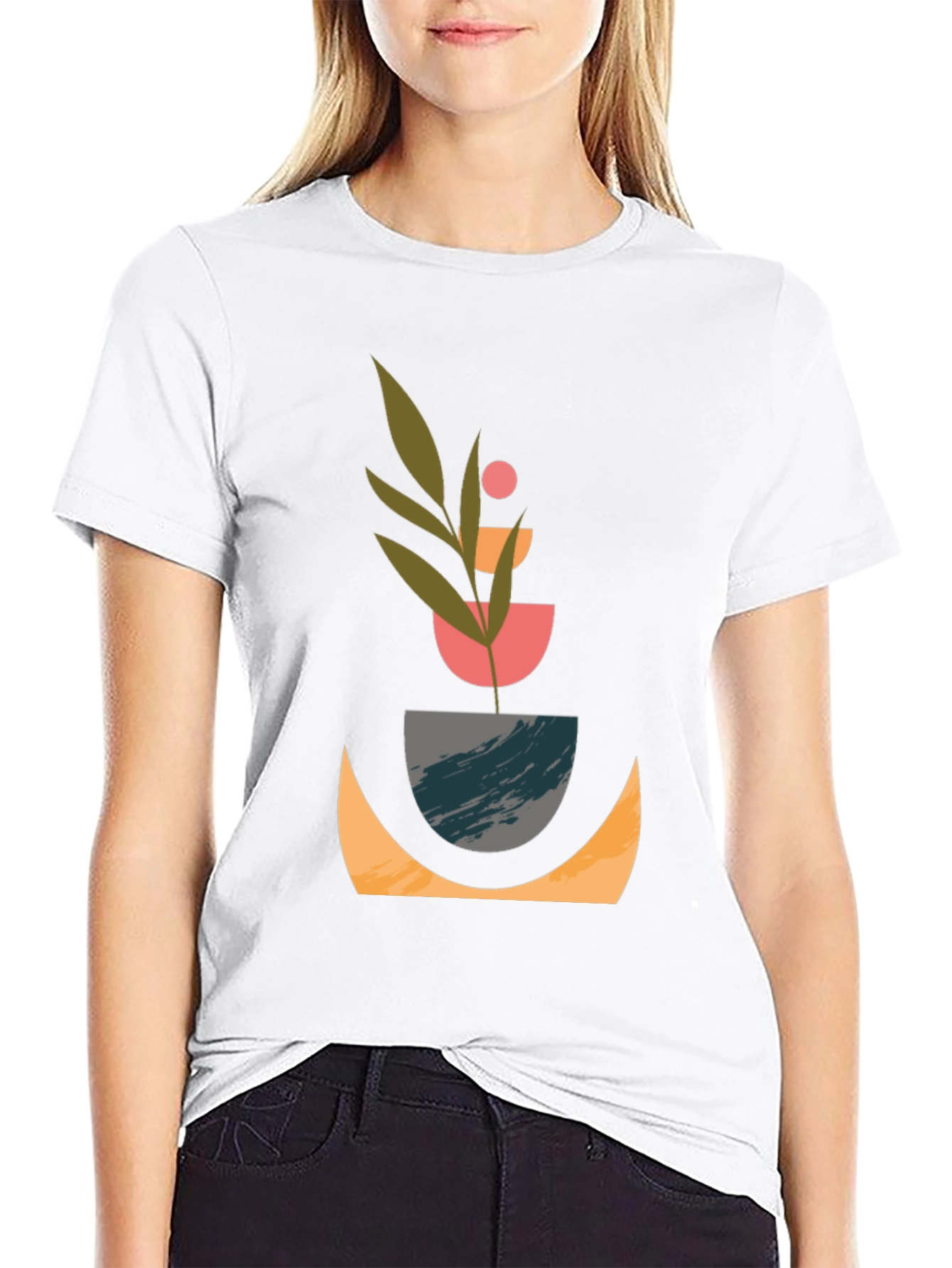 Modern Plant Graphic Tee - Unisex