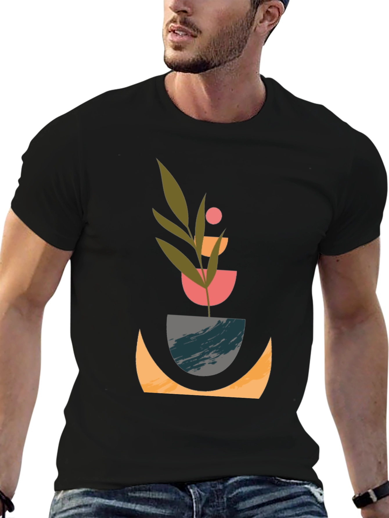 Modern Plant Graphic Tee - Unisex
