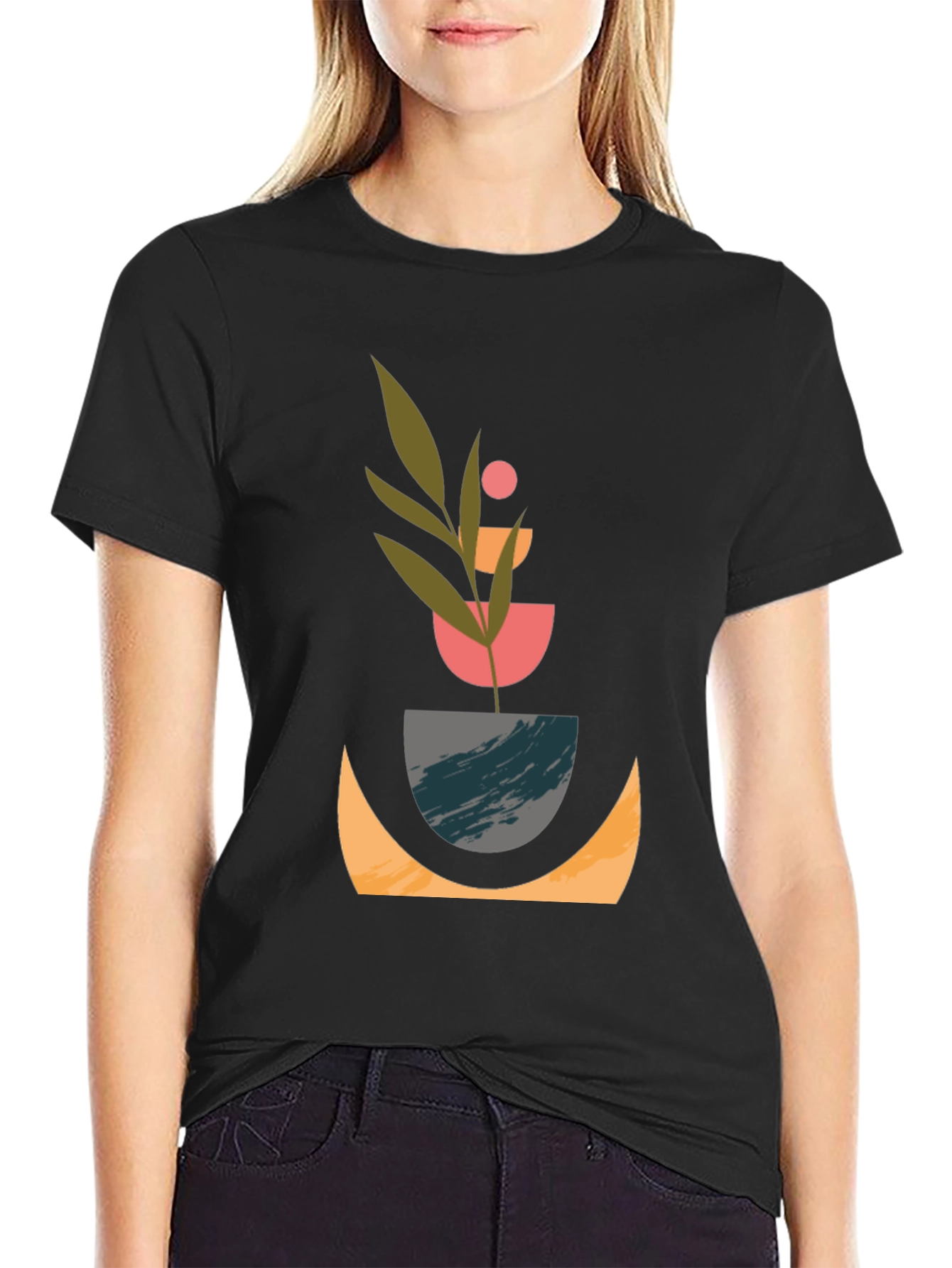 Modern Plant Graphic Tee - Unisex