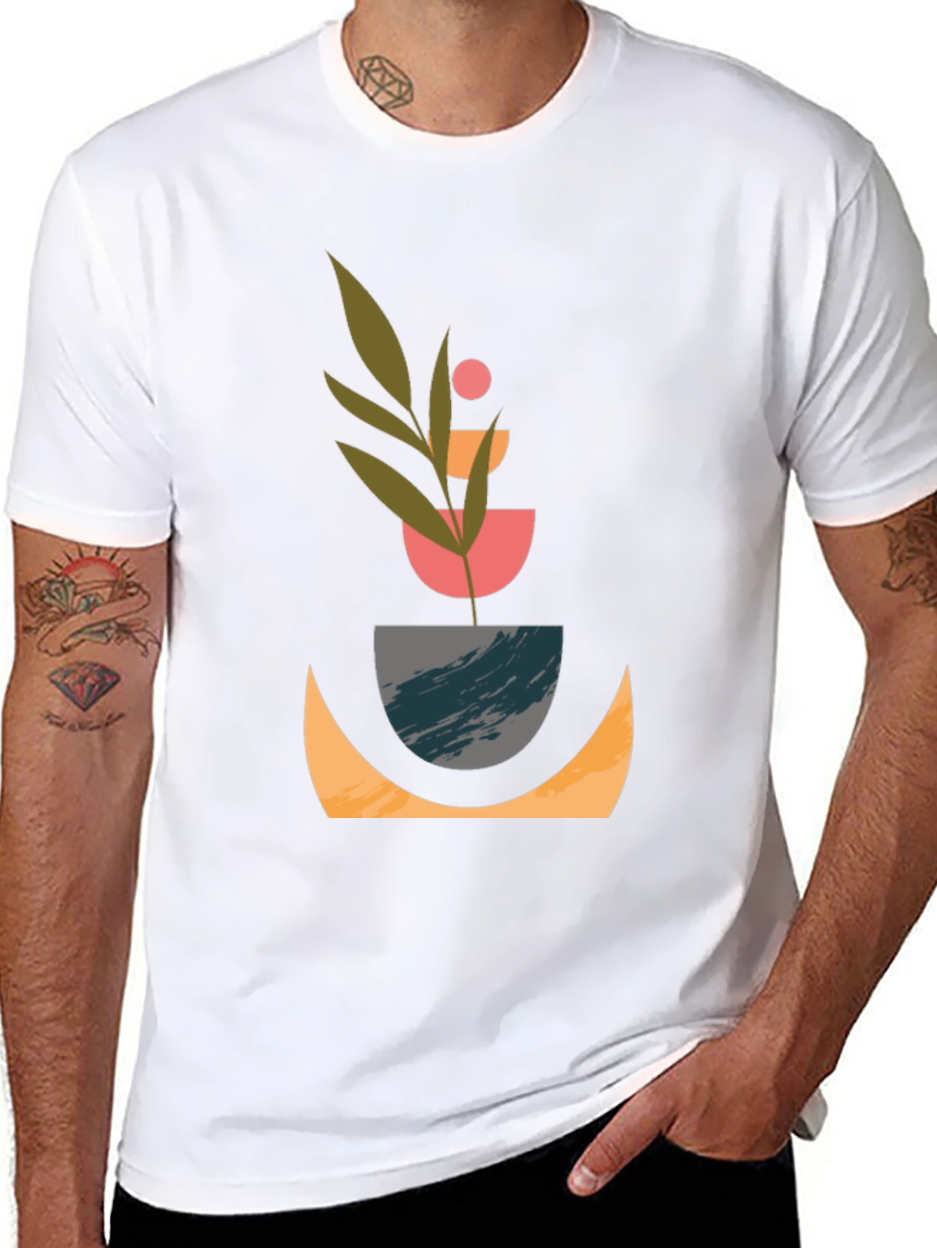 Modern Plant Graphic Tee - Unisex