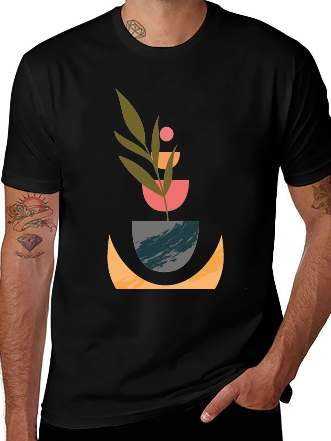 Modern Plant Graphic Tee - Unisex