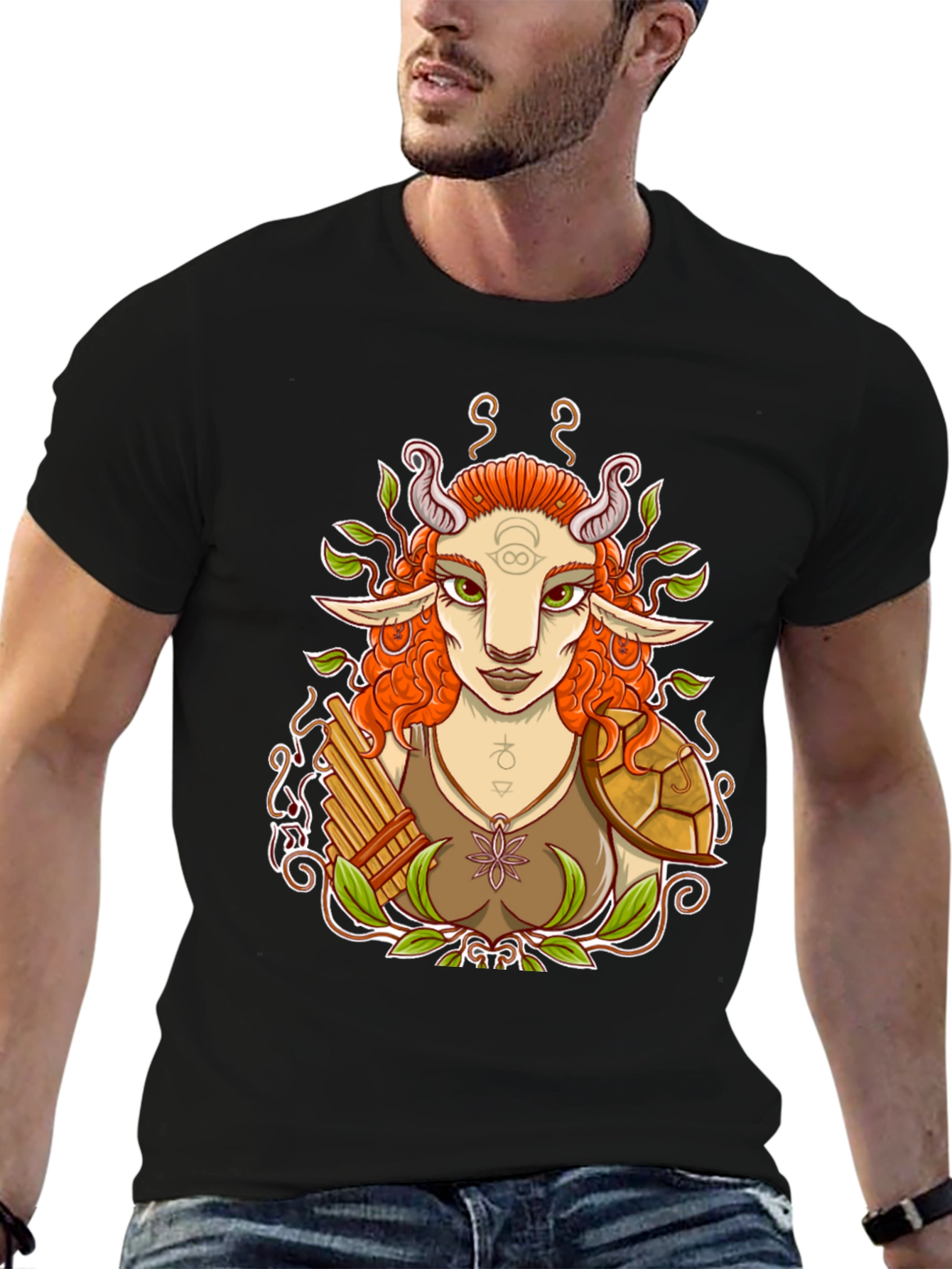 Faun Graphic Tee - Unique Design