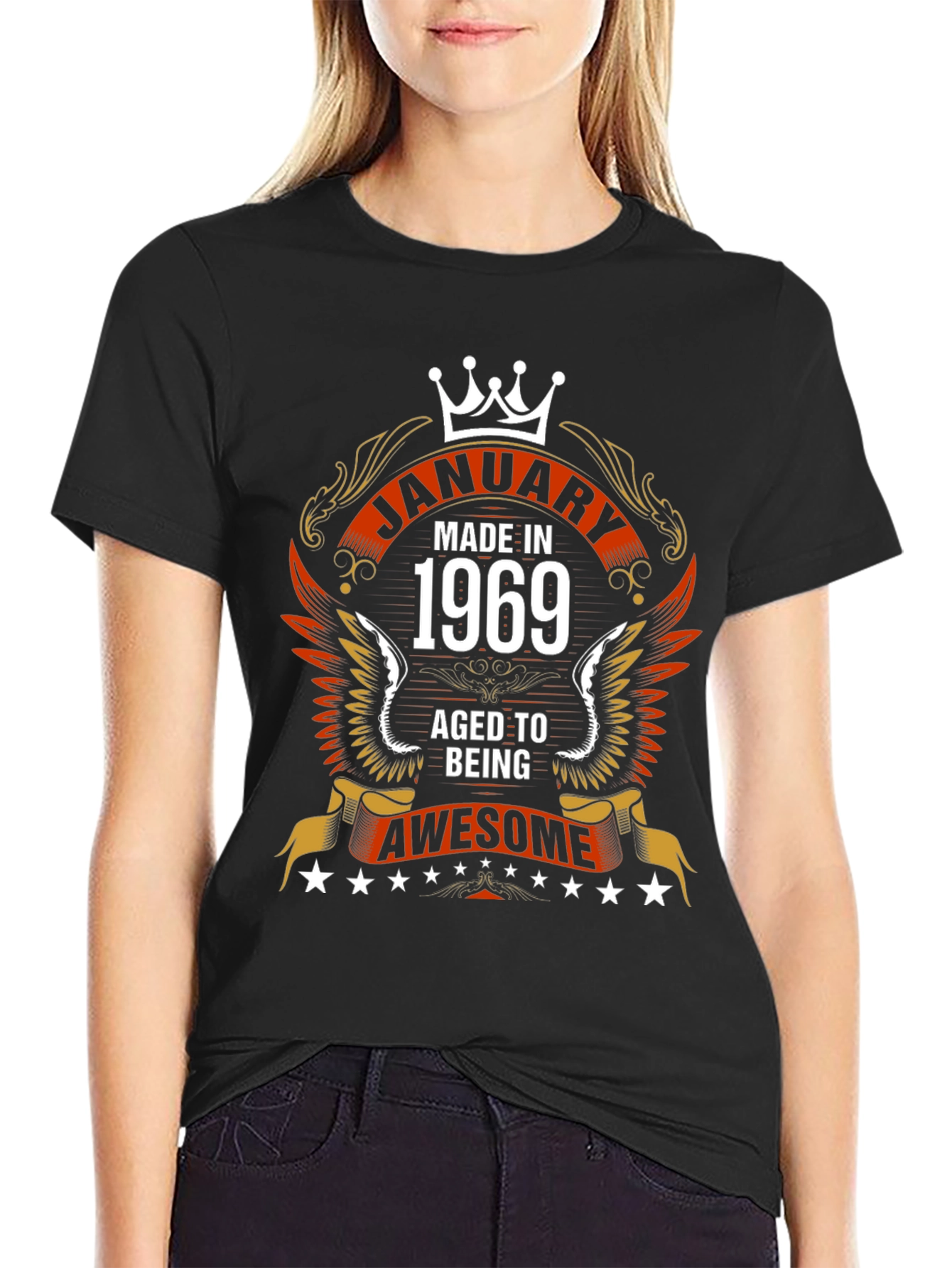 January 1969 Aged to Awesome Graphic T-Shirt