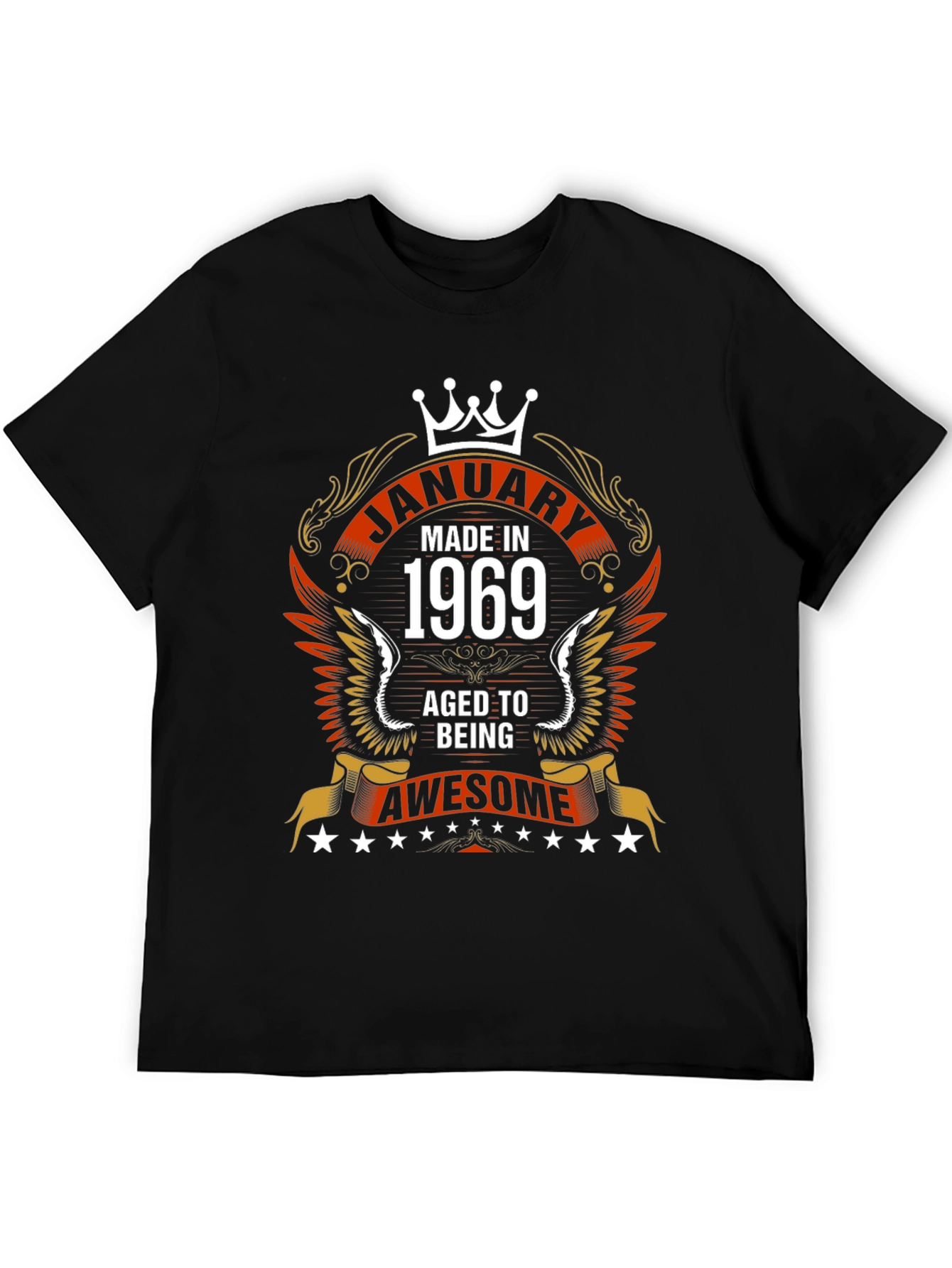January 1969 Aged to Awesome Graphic T-Shirt