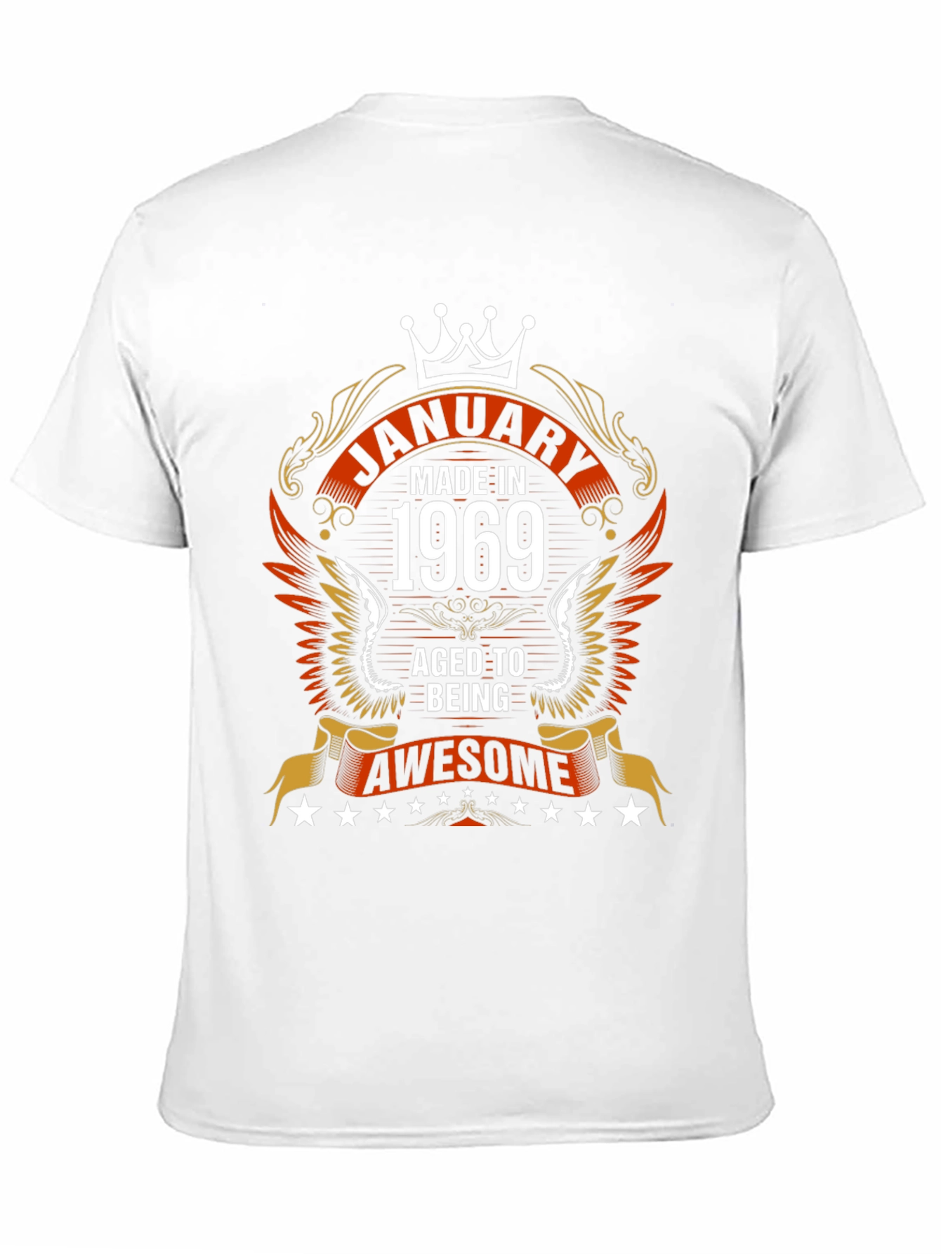 January 1969 Aged to Awesome Graphic T-Shirt