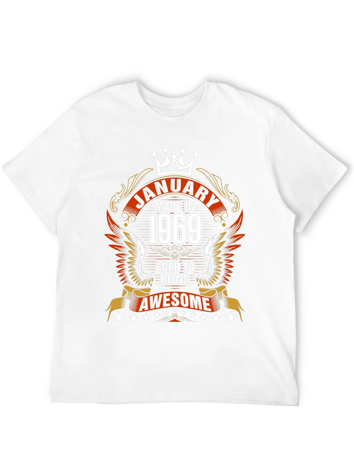 January 1969 Aged to Awesome Graphic T-Shirt