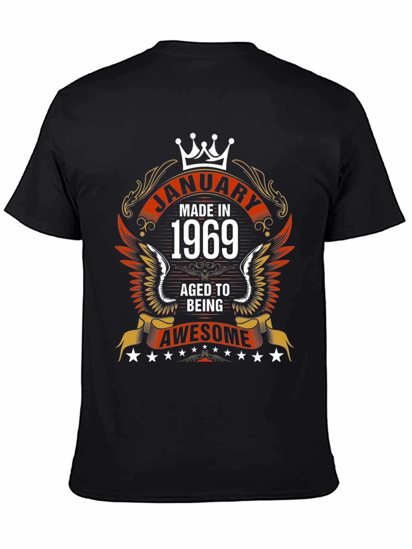 January 1969 Aged to Awesome Graphic T-Shirt