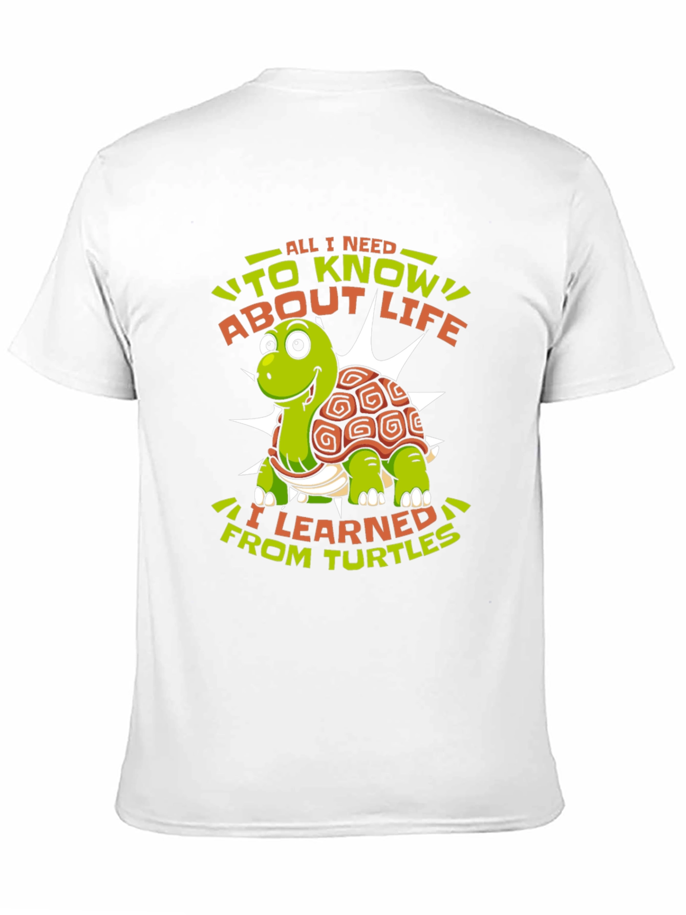 Turtle Life Lessons Graphic Tee - Black
