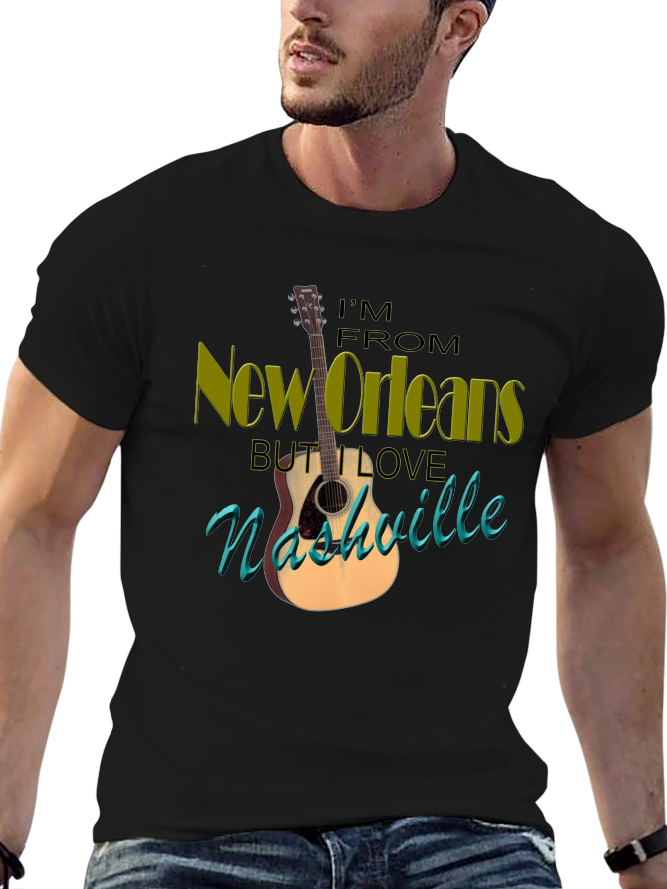 New Orleans Nashville Graphic T-Shirt
