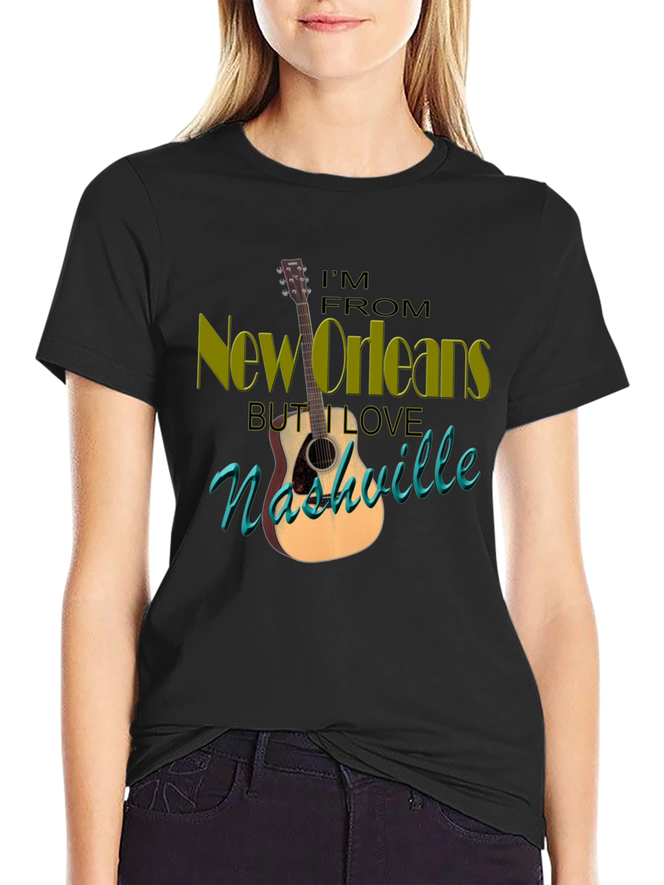 New Orleans Nashville Graphic T-Shirt