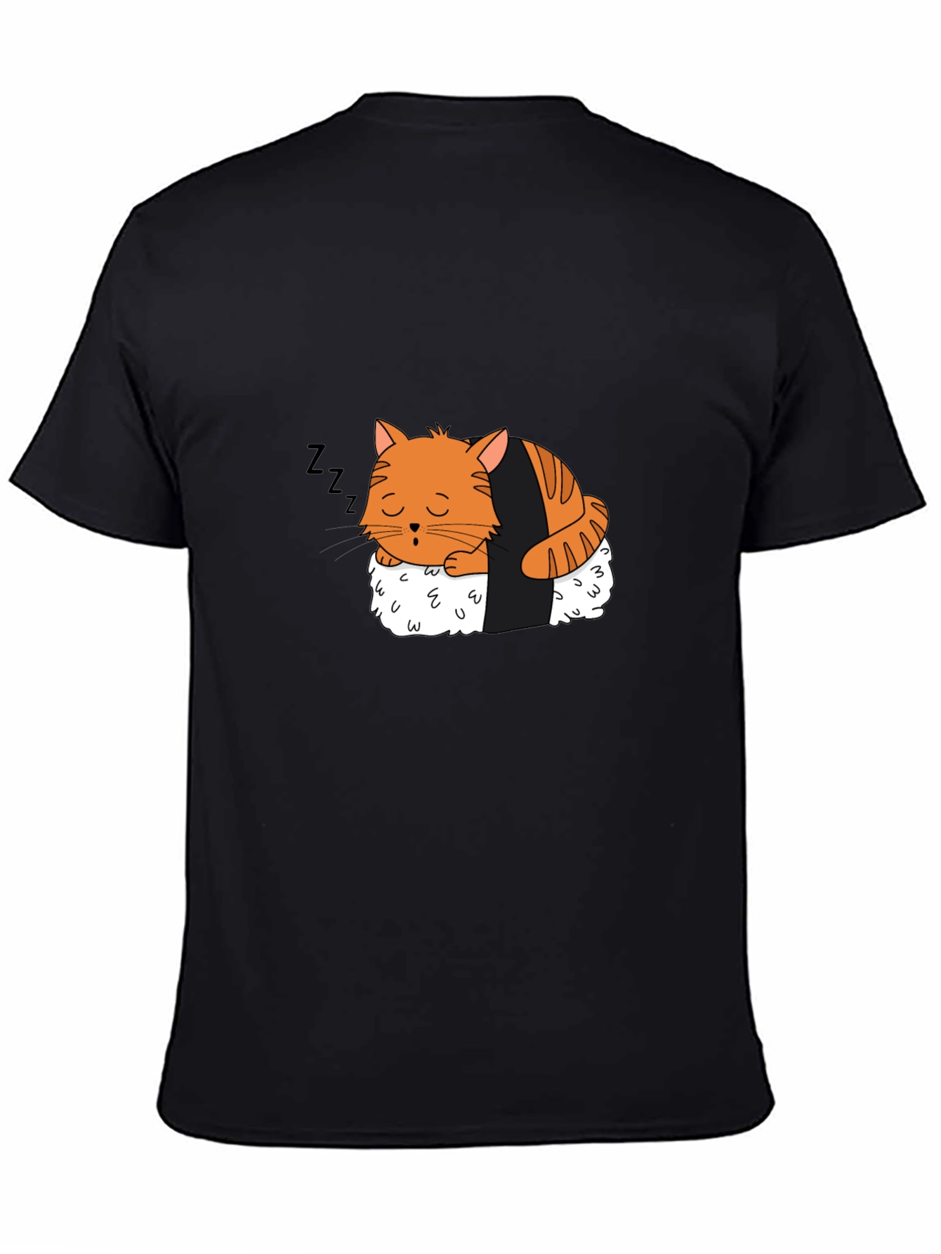 Sushi Cat Nap T-Shirt - Adorable Design