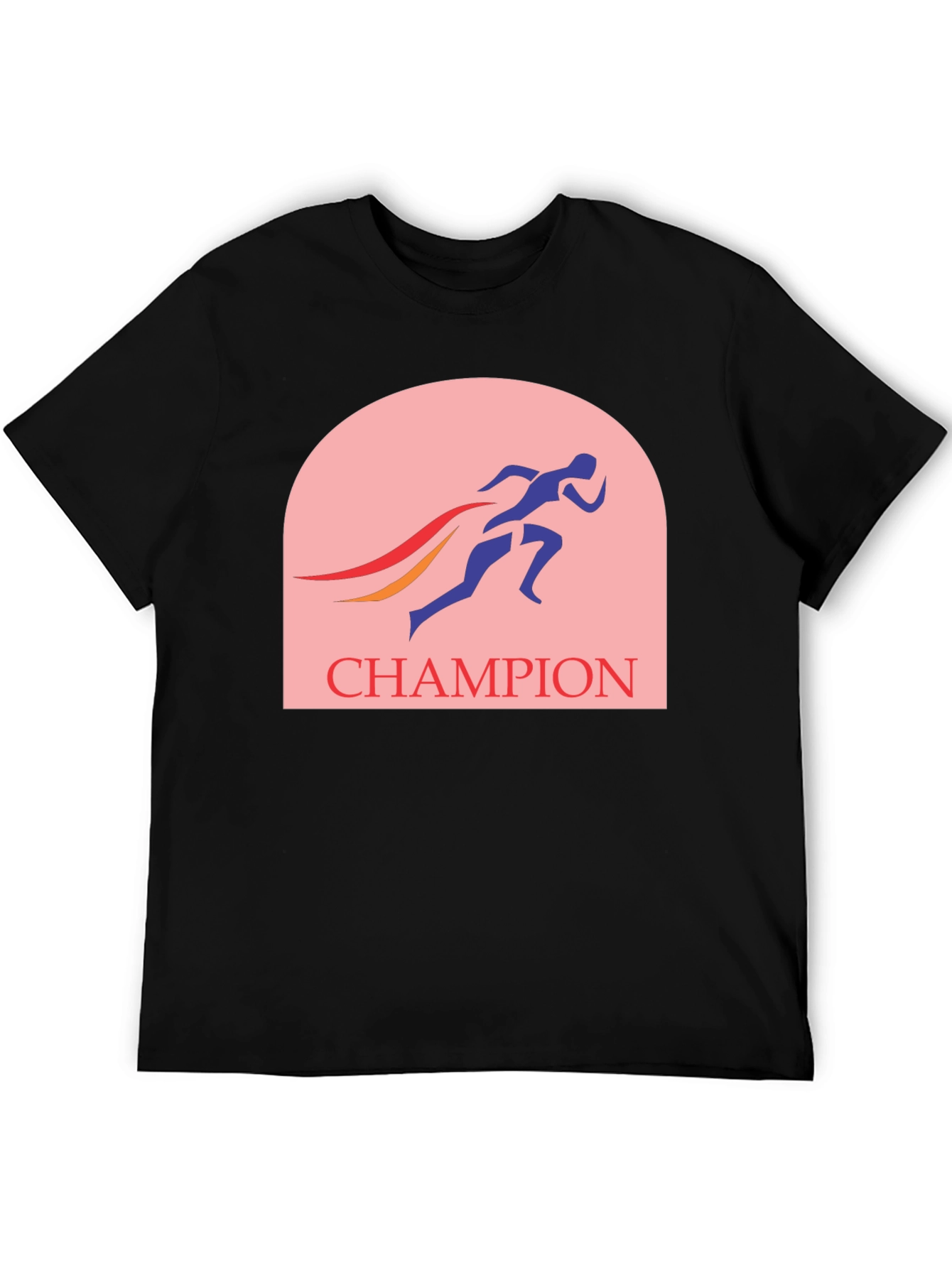 Champion Runner Graphic Tee - Black