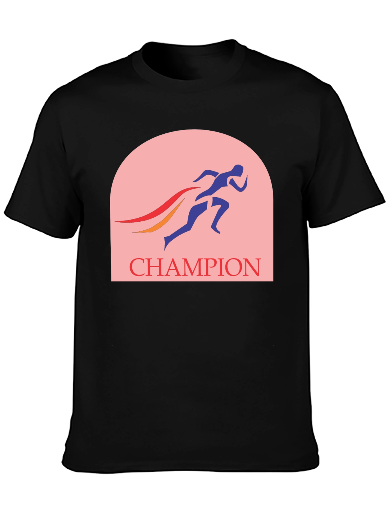 Champion Runner Graphic Tee - Black