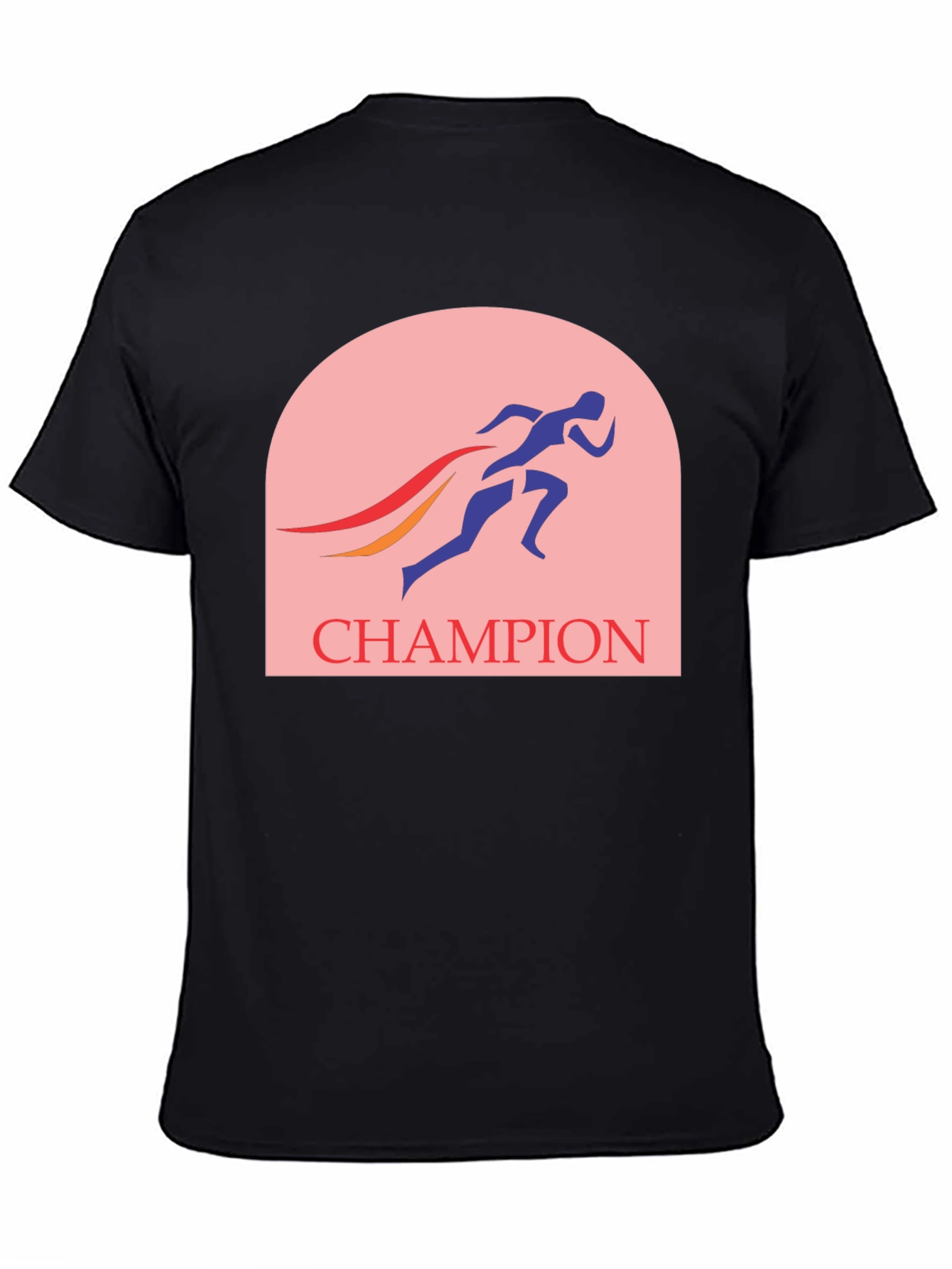 Champion Runner Graphic Tee - Black