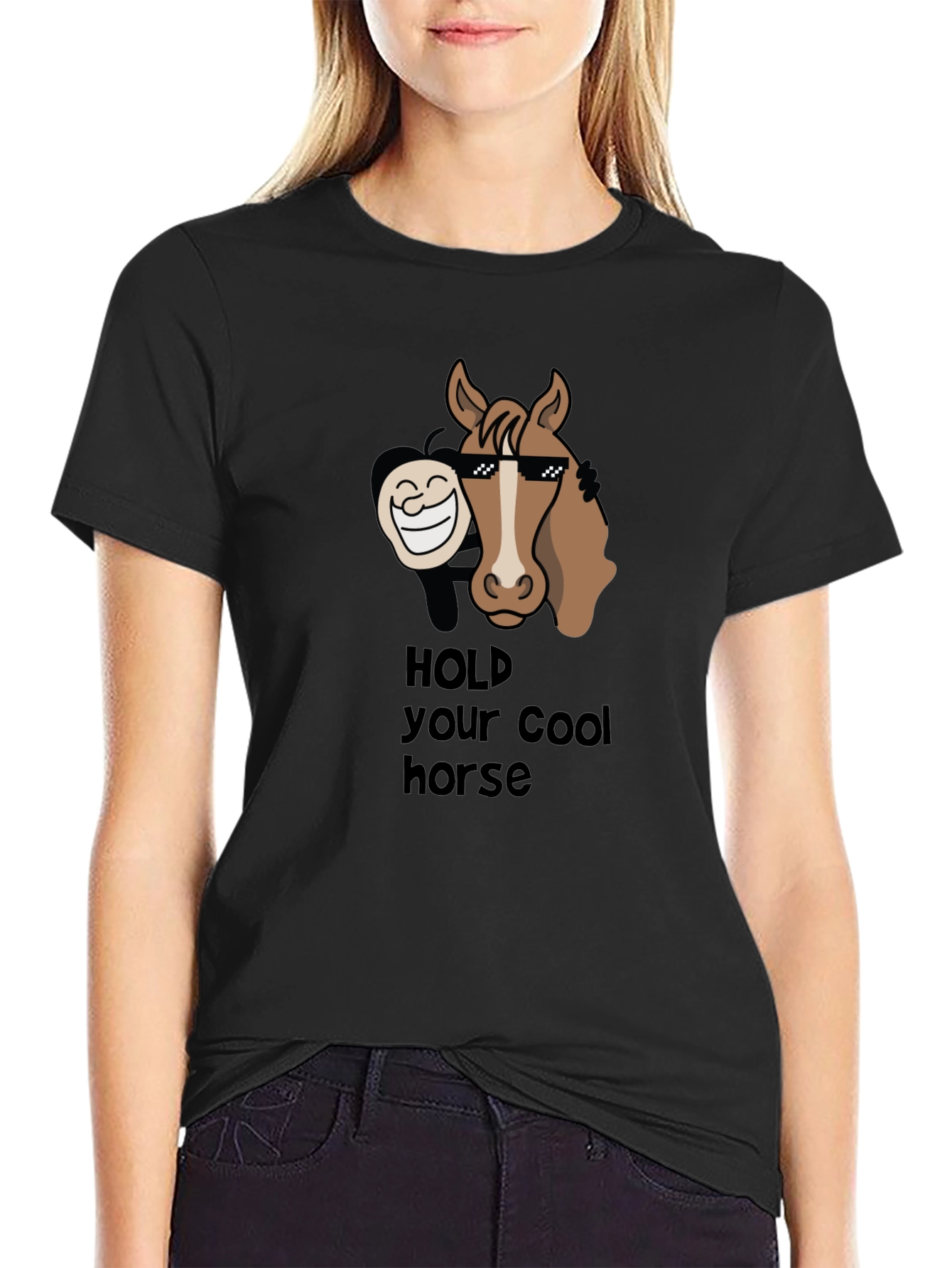 Cool Horse Graphic T-Shirt