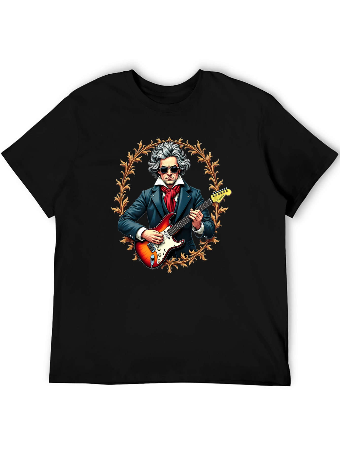 Cool Beethoven Electric Guitar T-Shirt