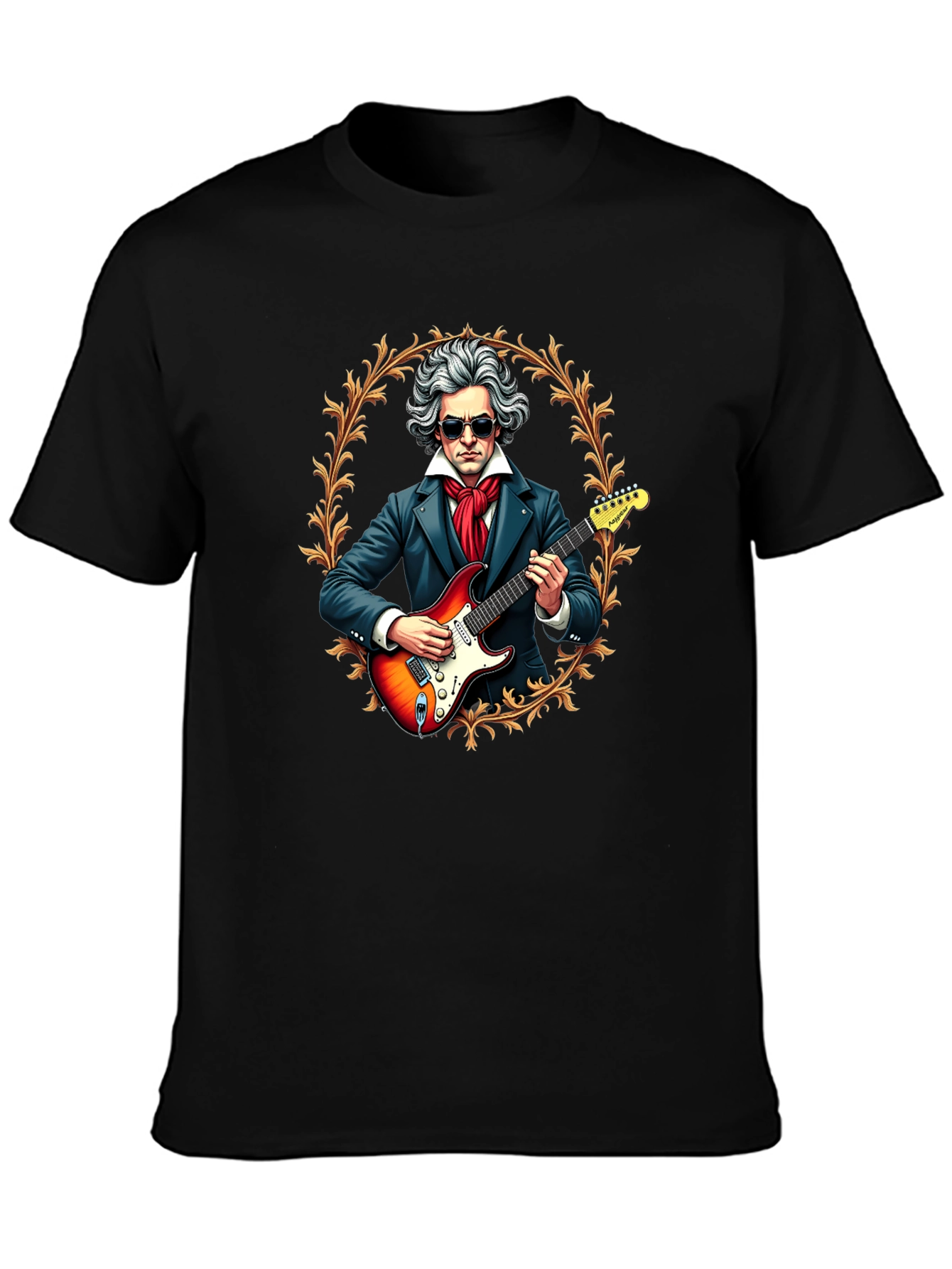 Cool Beethoven Electric Guitar T-Shirt