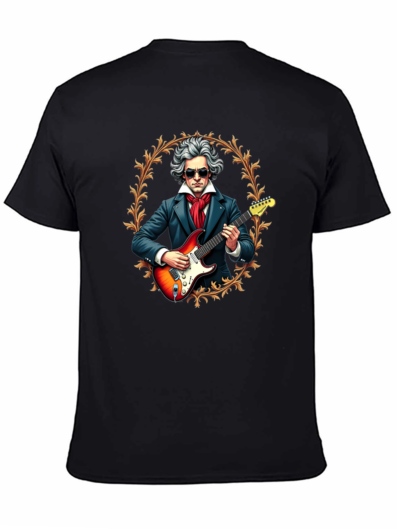 Cool Beethoven Electric Guitar T-Shirt